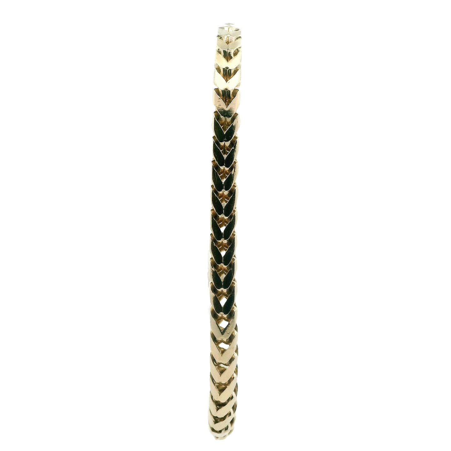 14K Yellow Gold Franco Bracelet