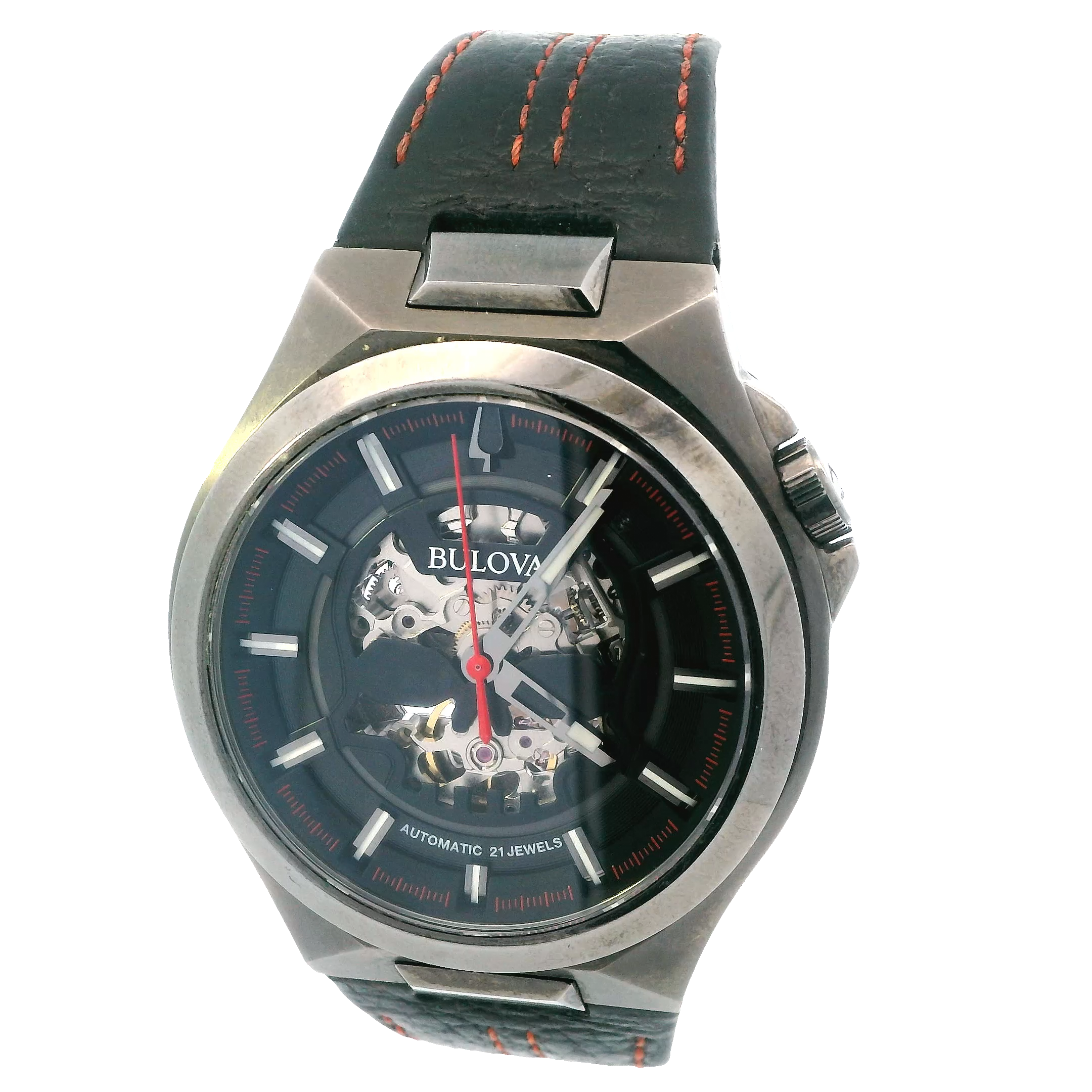 Bulova Maquina Men's Automatic Skeleton Dial Watch