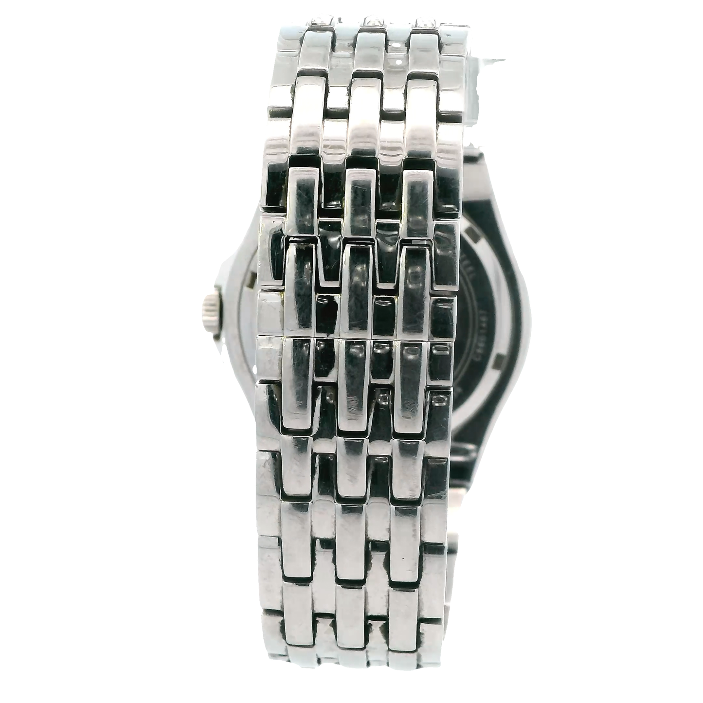 Bulova Silver Color Band & Face Wrist Watch
