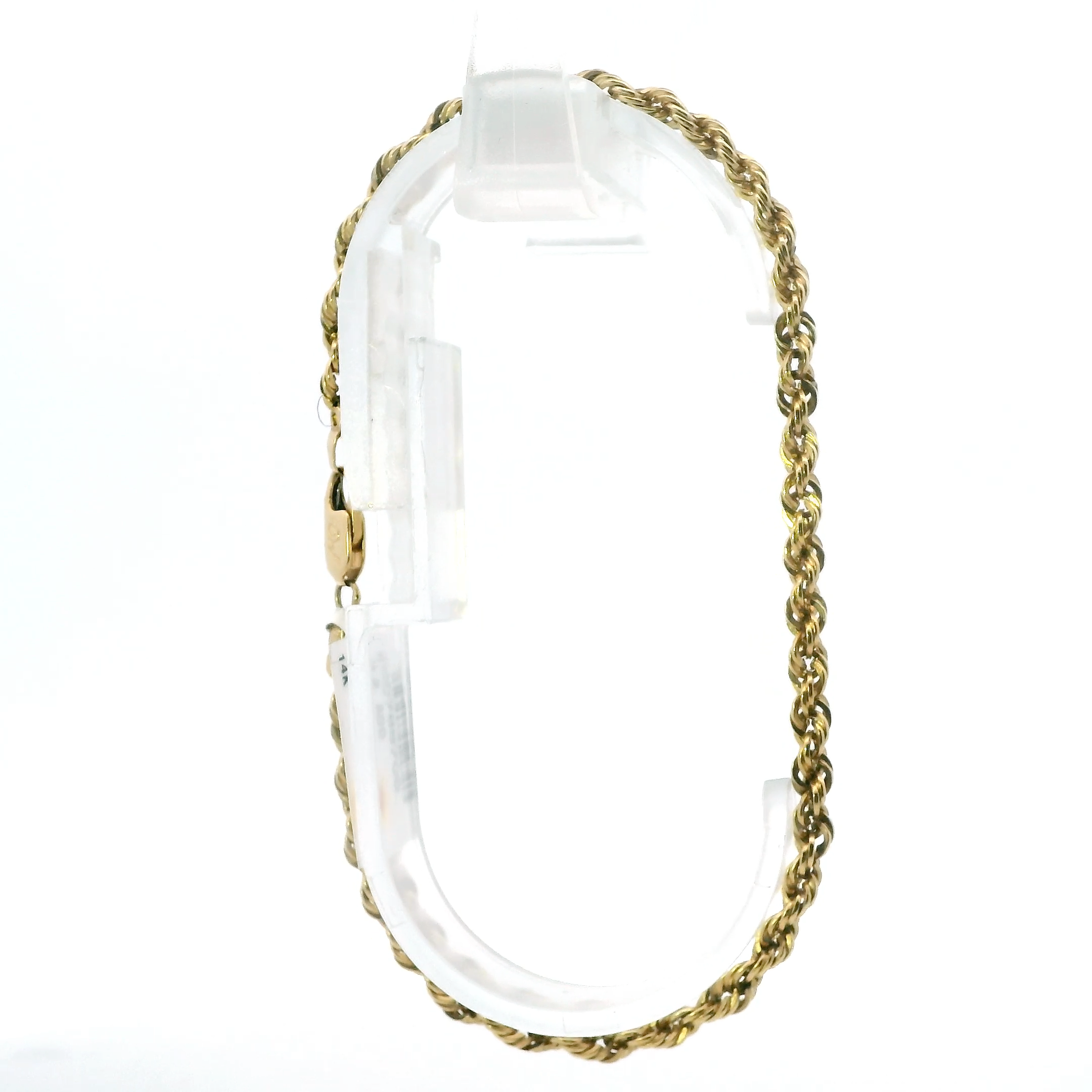 14K Yellow Gold Rope Bracelet