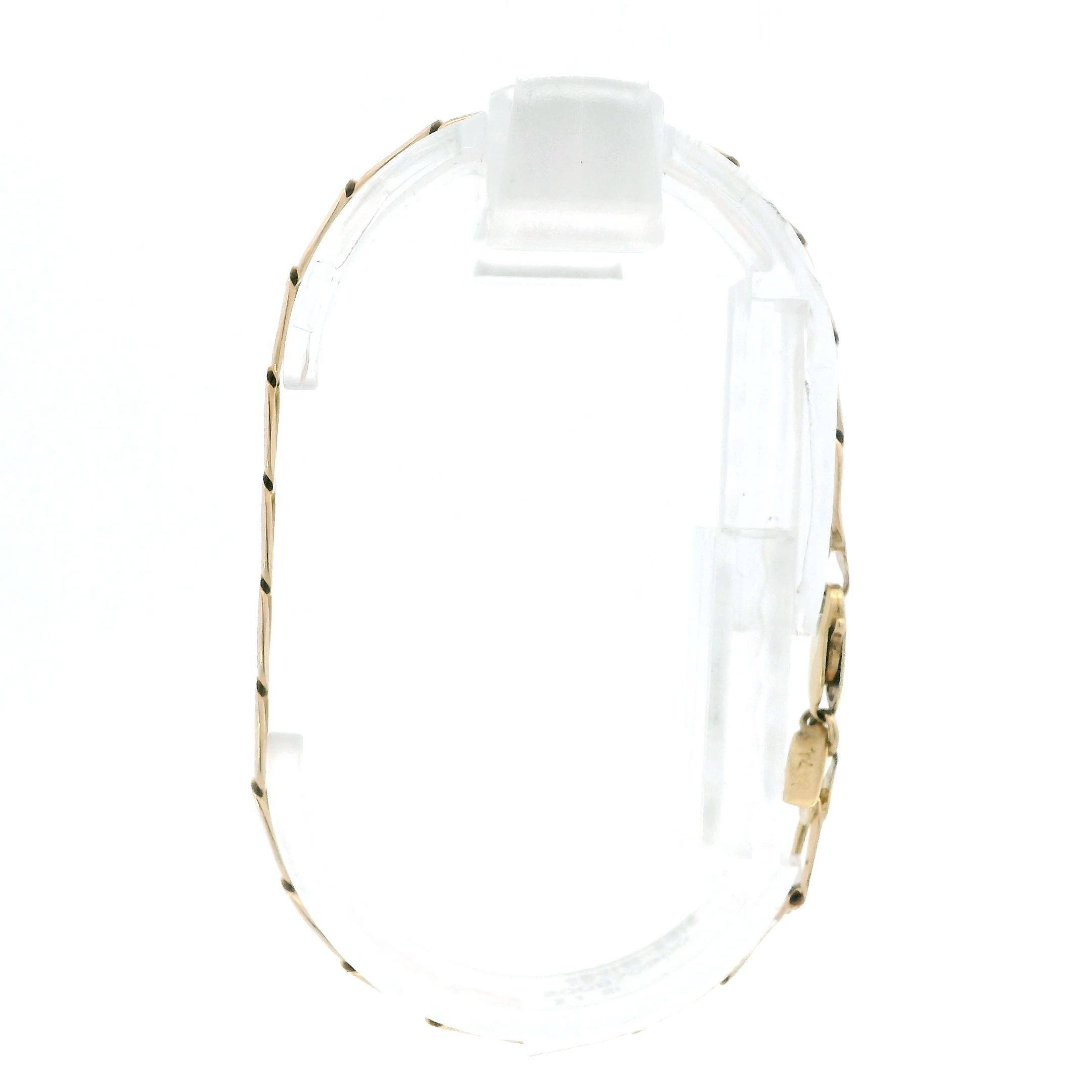 14K Yellow Gold Open Link Bracelet