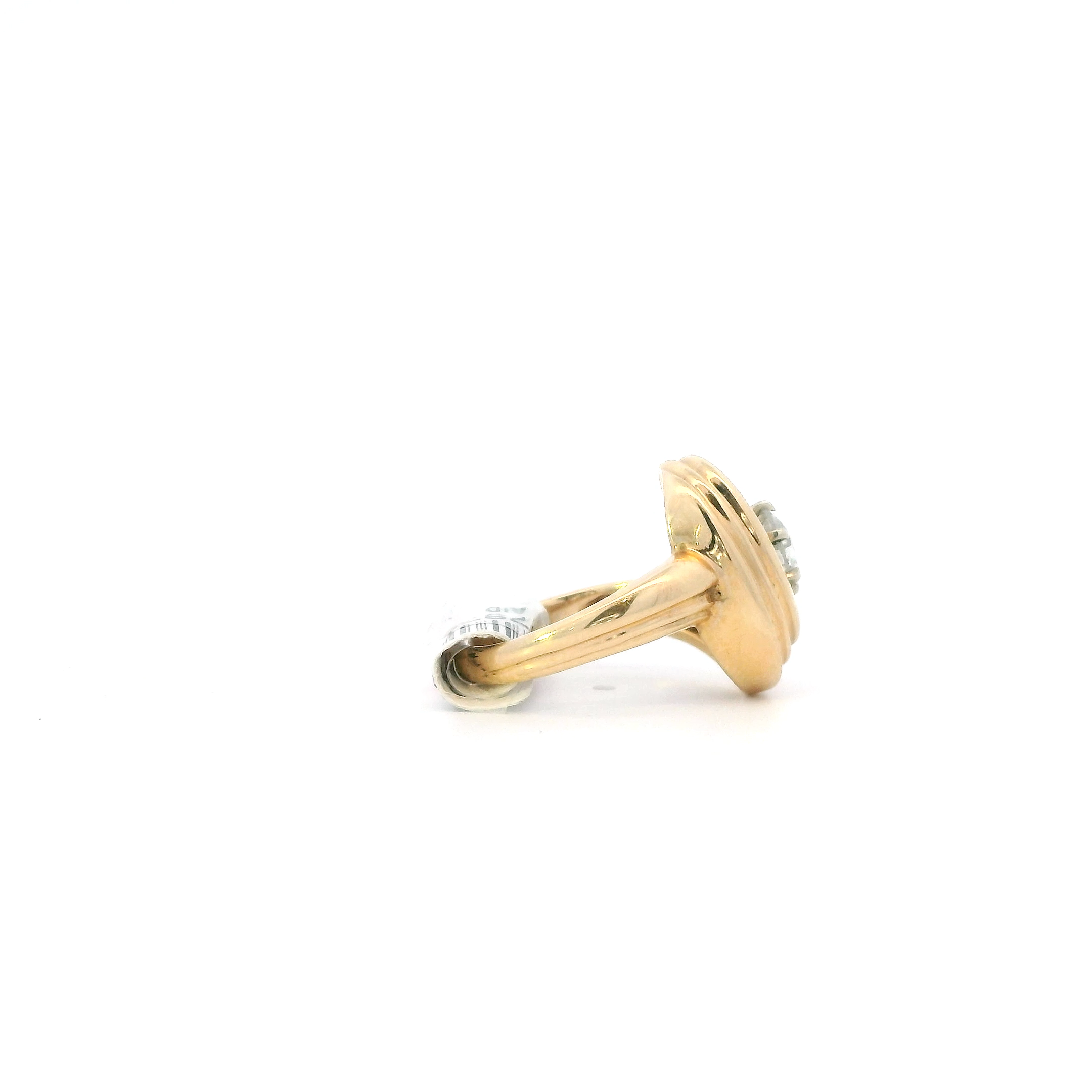 14K Yellow & White Gold Diamond Women's Ring-0.64ct