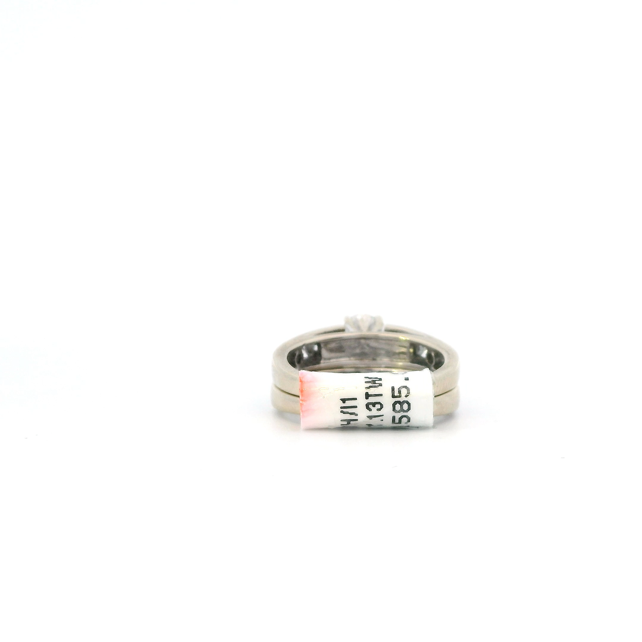 14K White Gold Diamond Women's Engagement & Wedding Ring Set-1.50ct