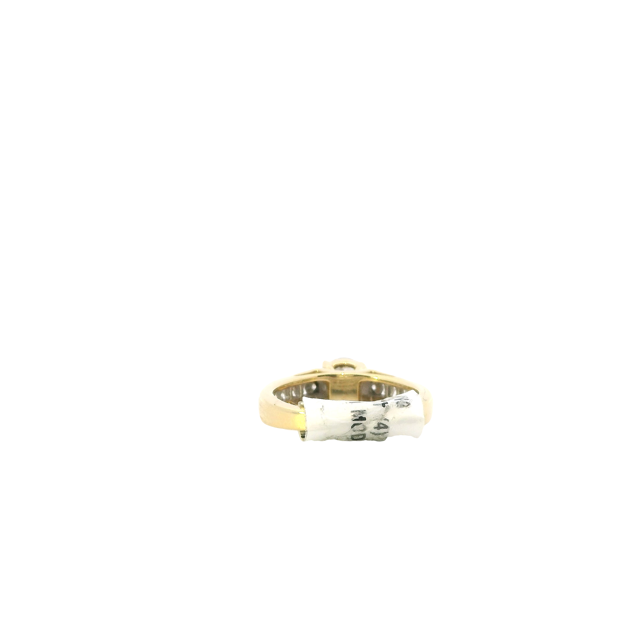 14K Yellow Gold Diamond Ring-0.83ct