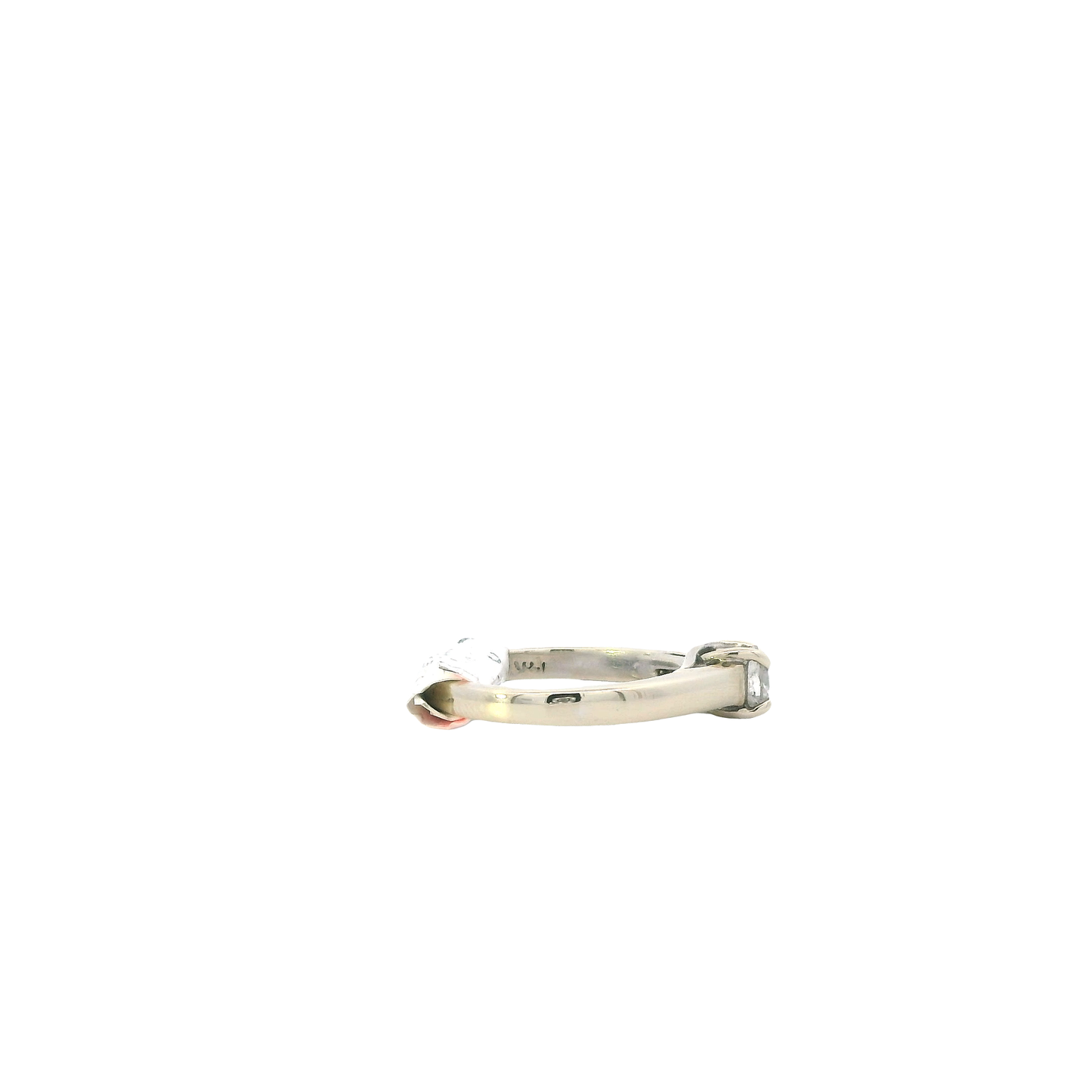 14K White Gold Solitaire Diamond Women's Ring-0.30ct