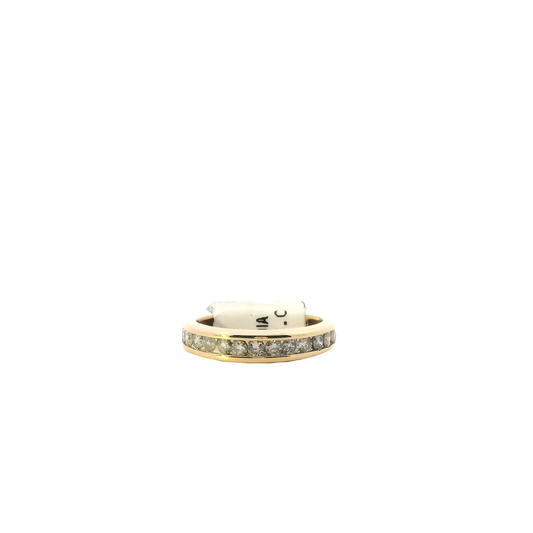 14K Yellow Gold Diamond Women's Ring - 0.67ct