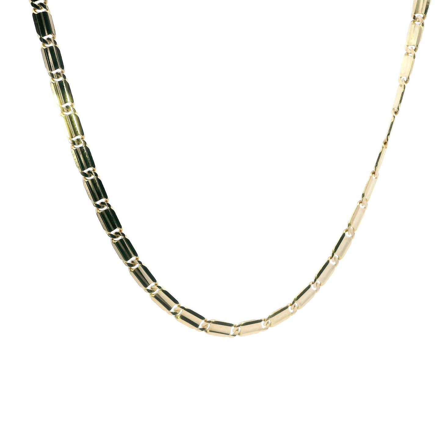 14K Yellow Gold 20" Mariner Chain