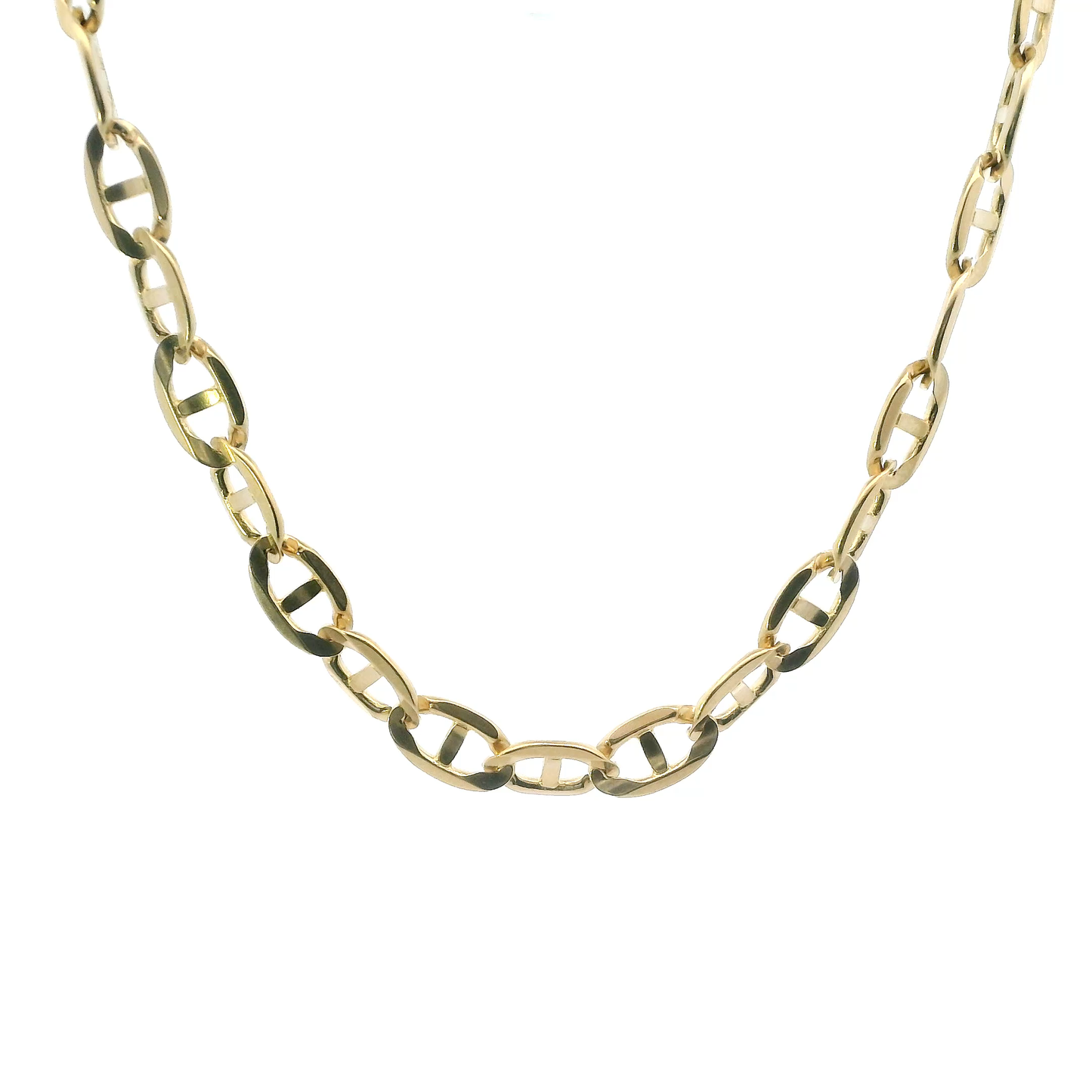 14K Yellow Gold 21" Mariner Chain