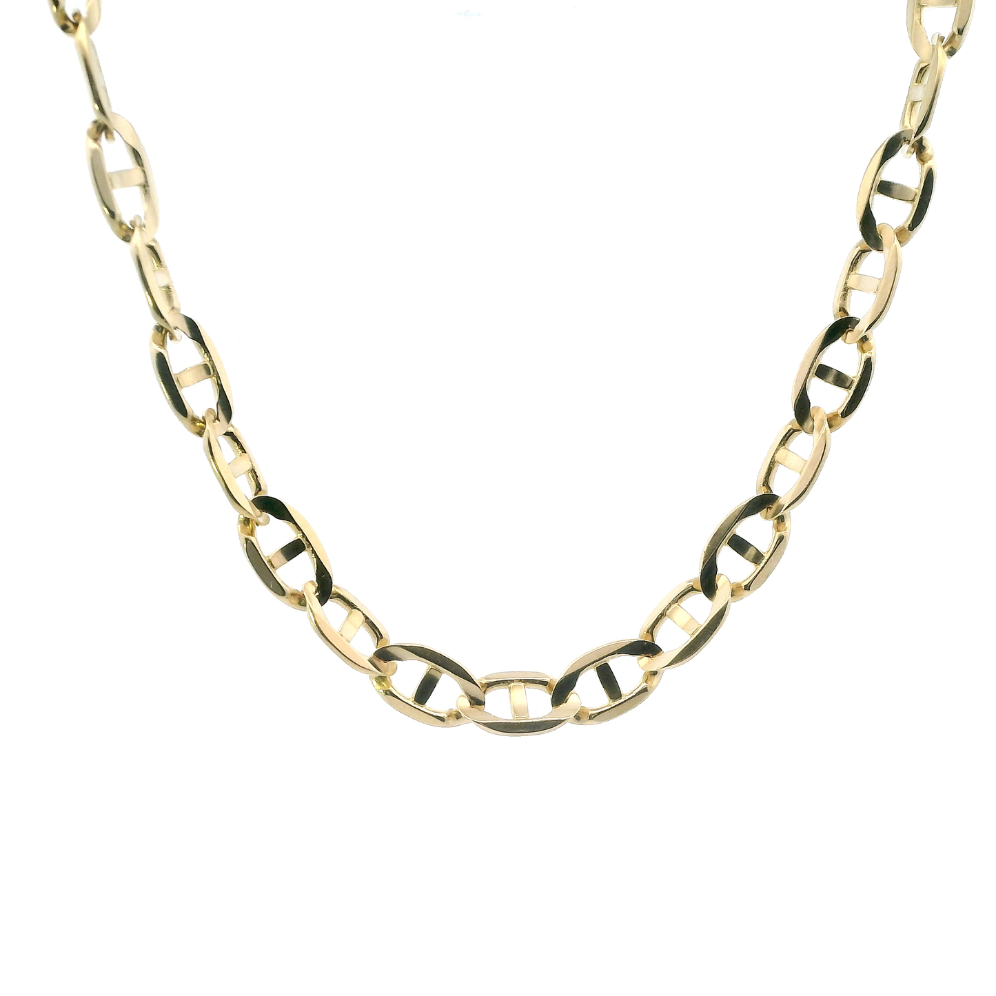 14K Yellow Gold 21" Mariner Chain