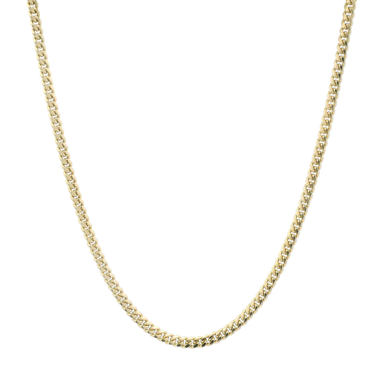 14K Yellow Gold 24" Cuban Chain