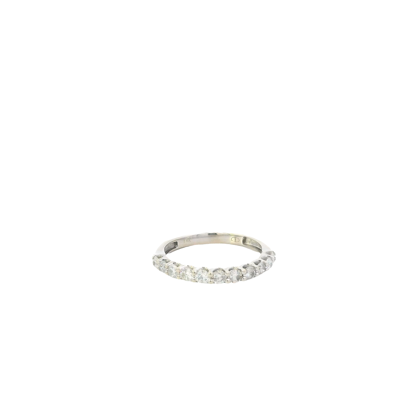 14K White Gold Diamond Women's Ring -0.66ct