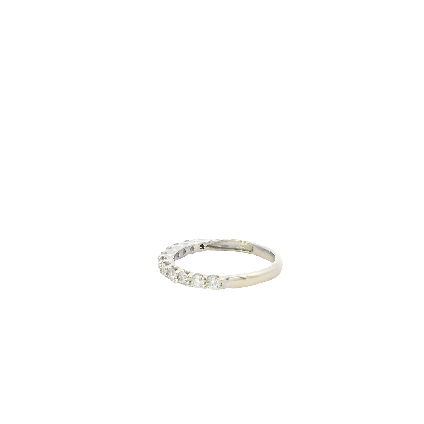 14K White Gold Diamond Women's Ring -0.66ct