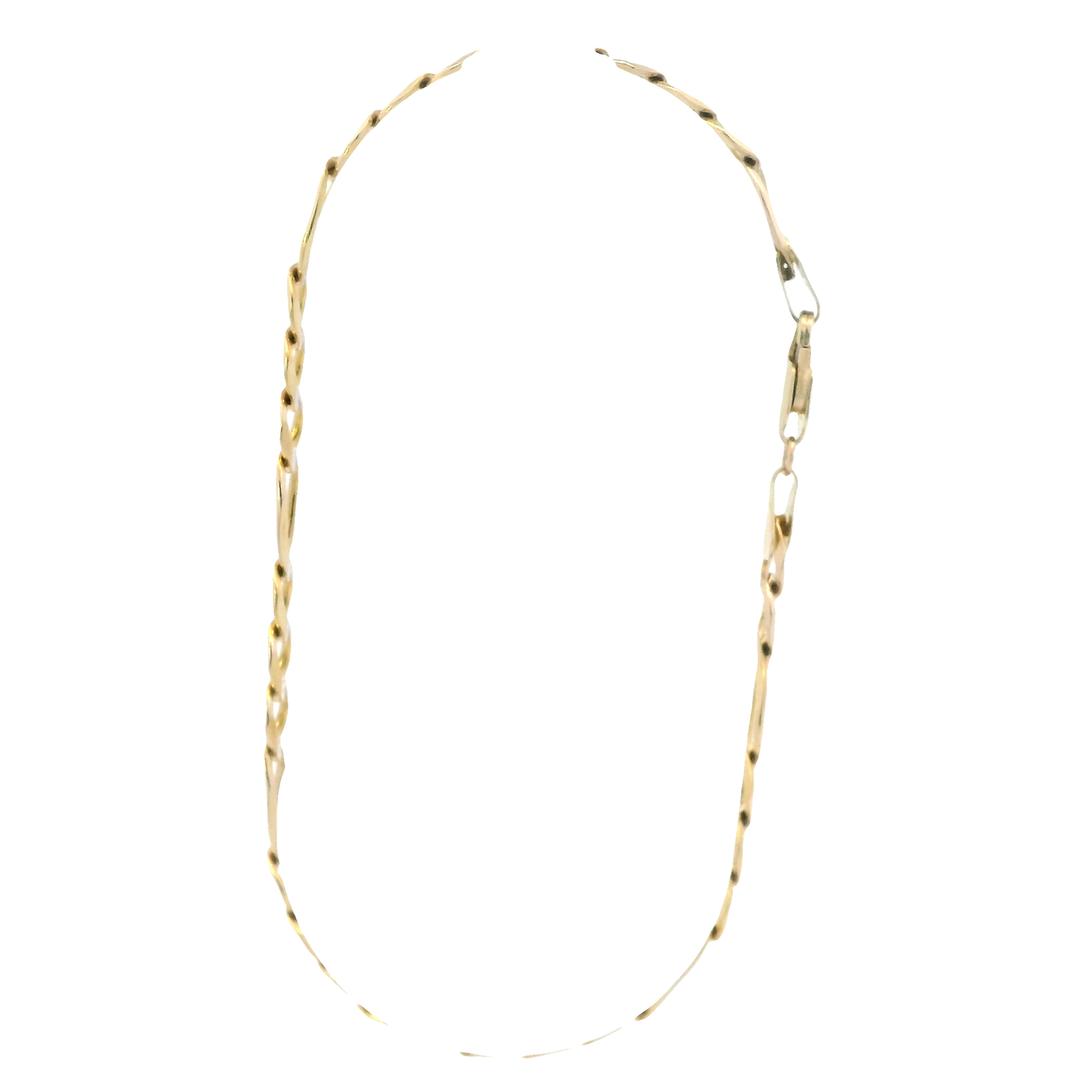10K Yellow Gold 8.5" Figaro Bracelet