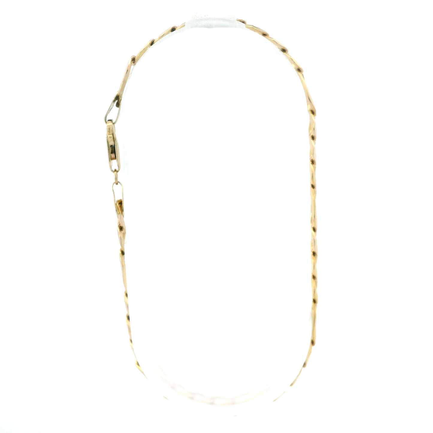 10K Yellow Gold 8.5" Figaro Bracelet