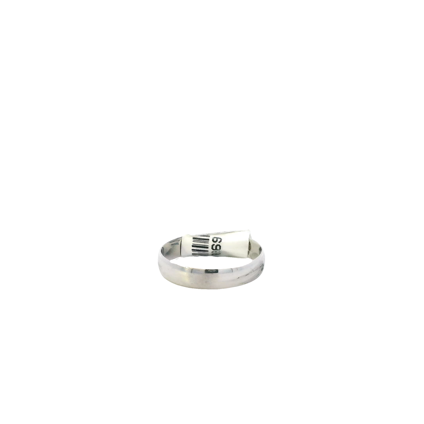 10K White Gold Plain 4MM Band