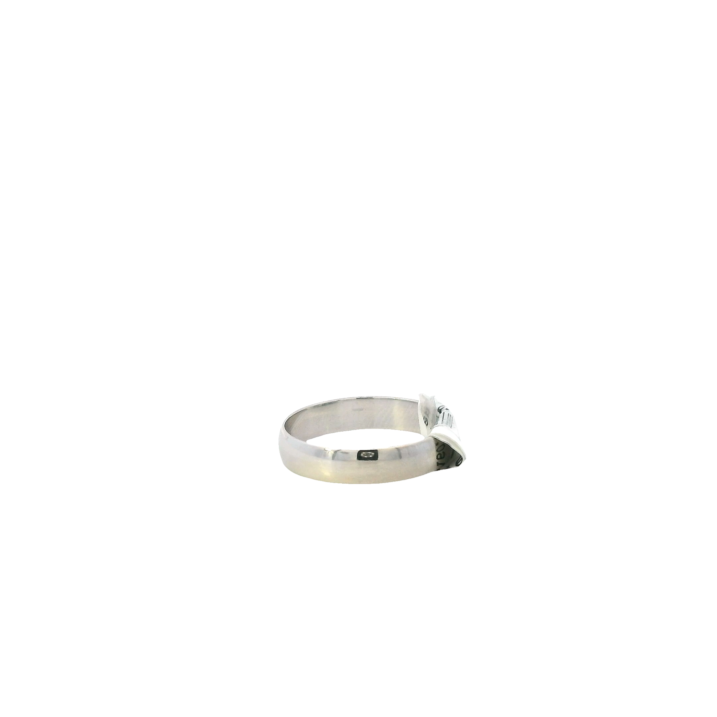 10K White Gold 4MM Band