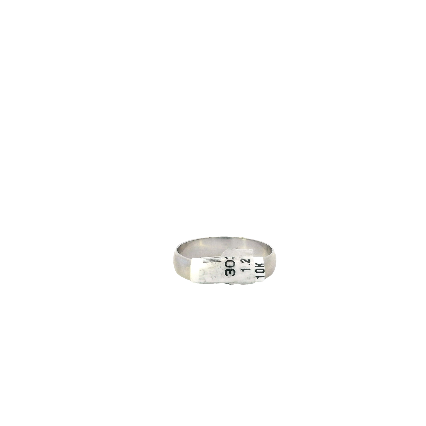 10K White Gold 4MM Band