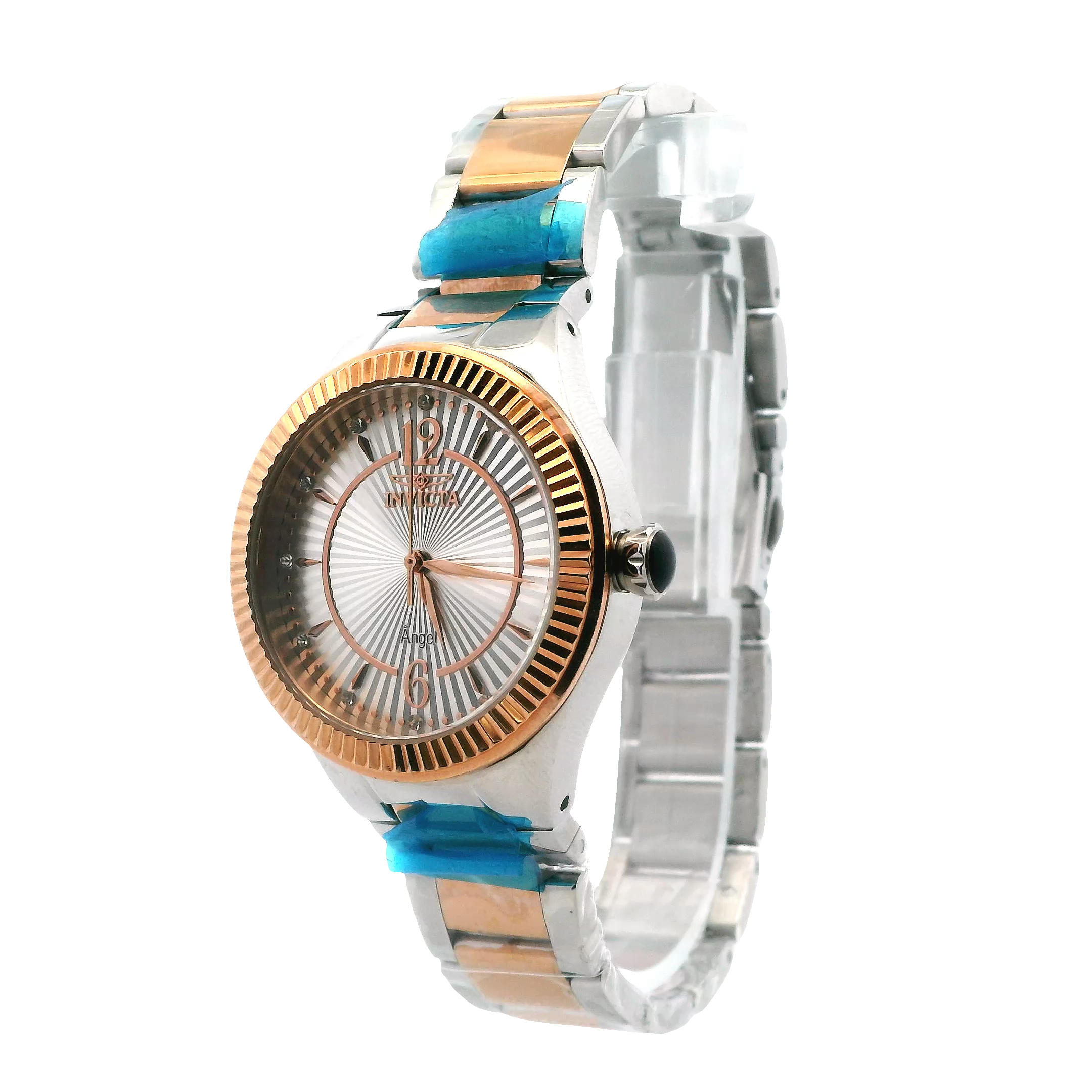 Invicta Stainless Steel With Rose Gold Plated Women's Wrist Watch