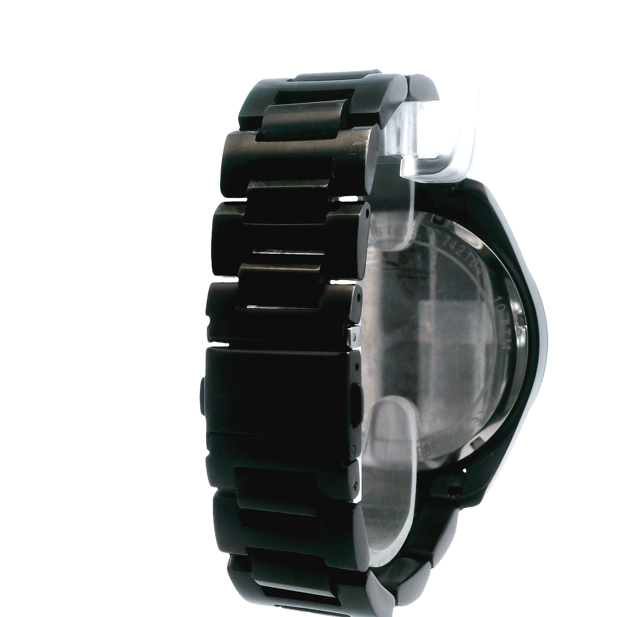 Michael Kors Black Wrist Watch/ With Box (Some Scratches)