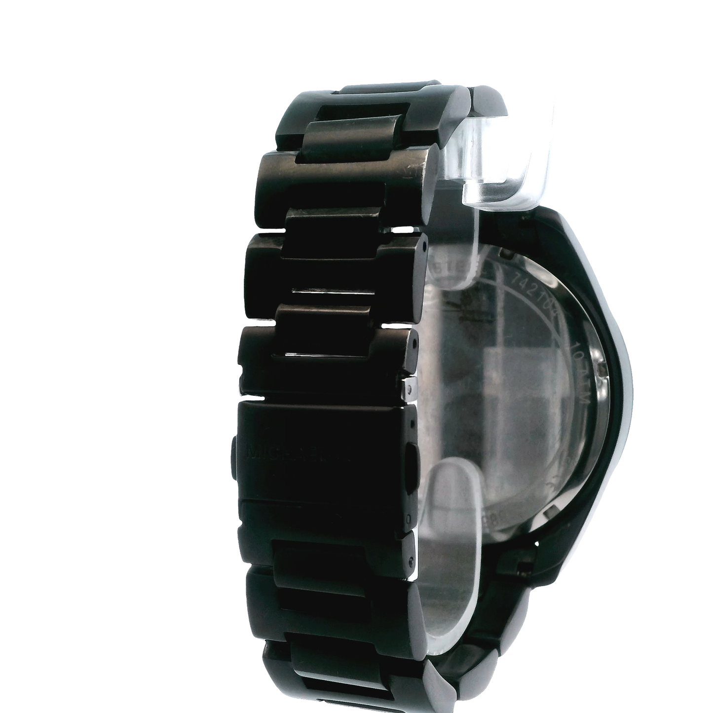Michael Kors Black Wrist Watch/ With Box (Some Scratches)