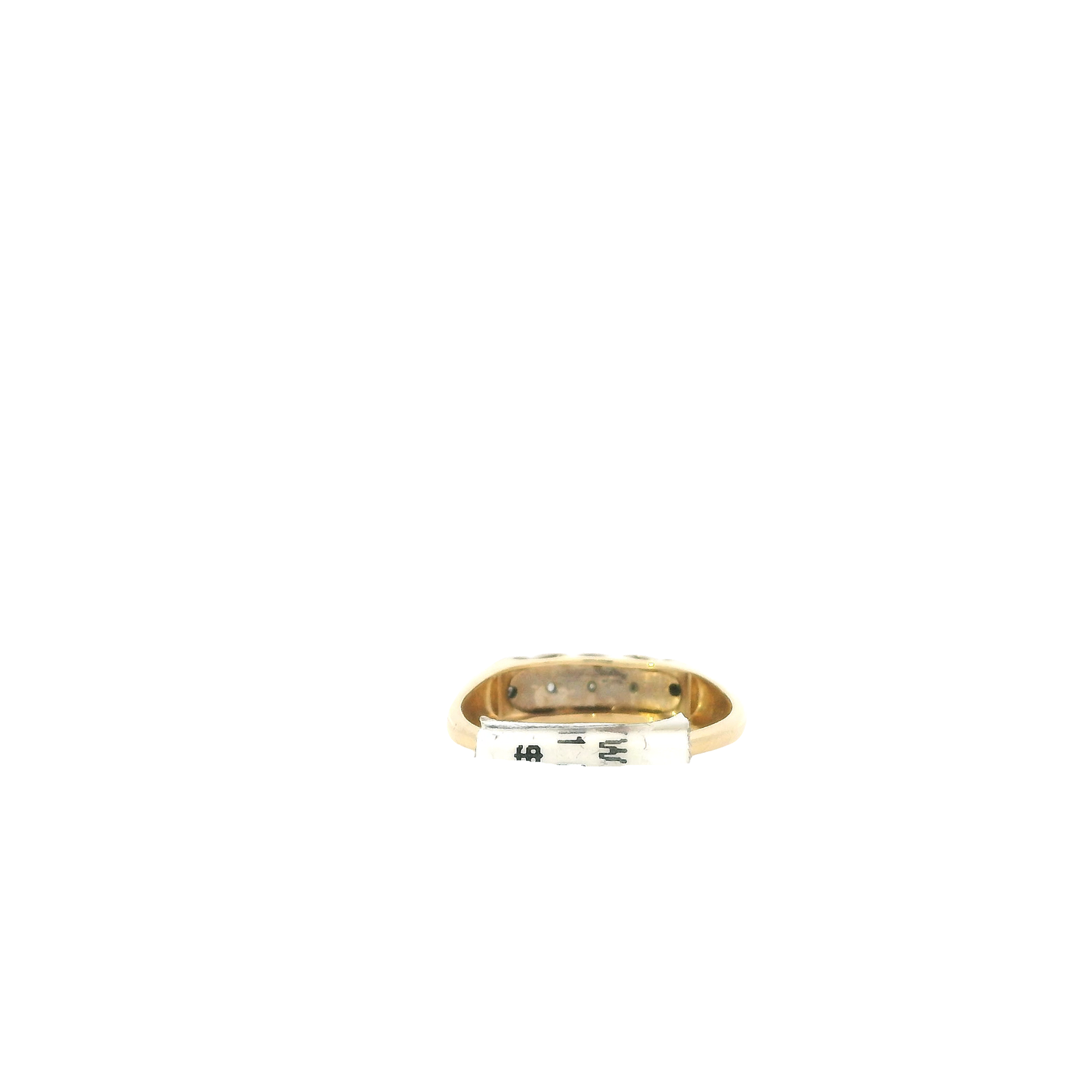 14K Yellow & White Gold Diamond Women's Ring -0.53ct