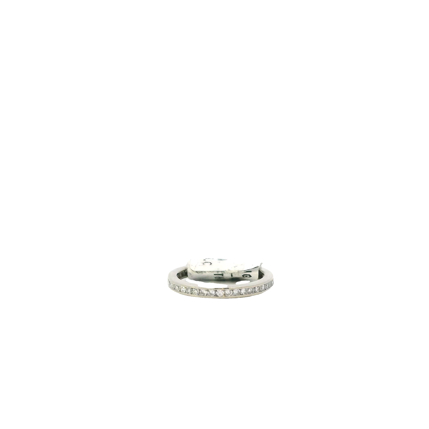 14K White Gold Diamond Eternity Band -0.25ct