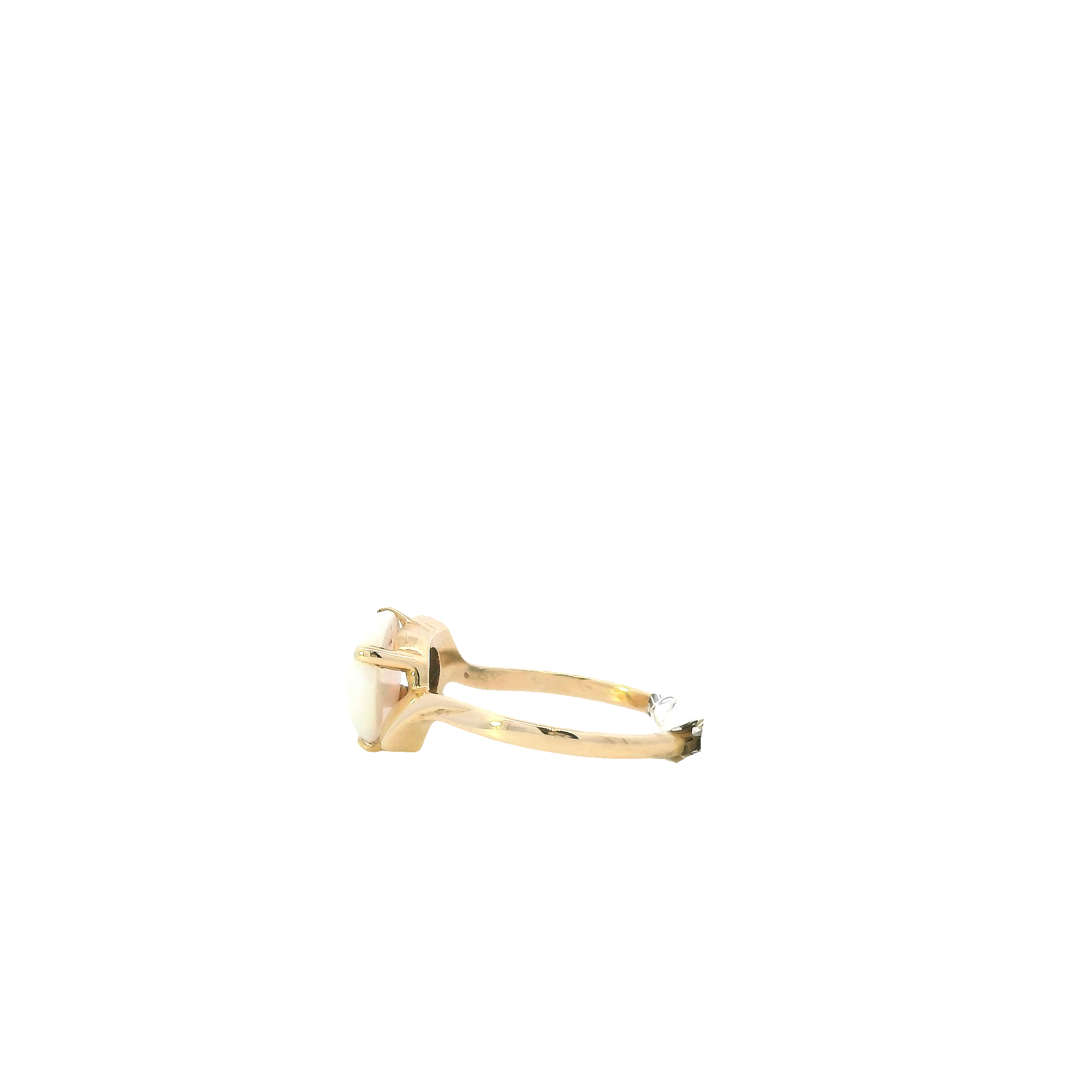 14K Yellow Gold Opal Women's Women's Ring
