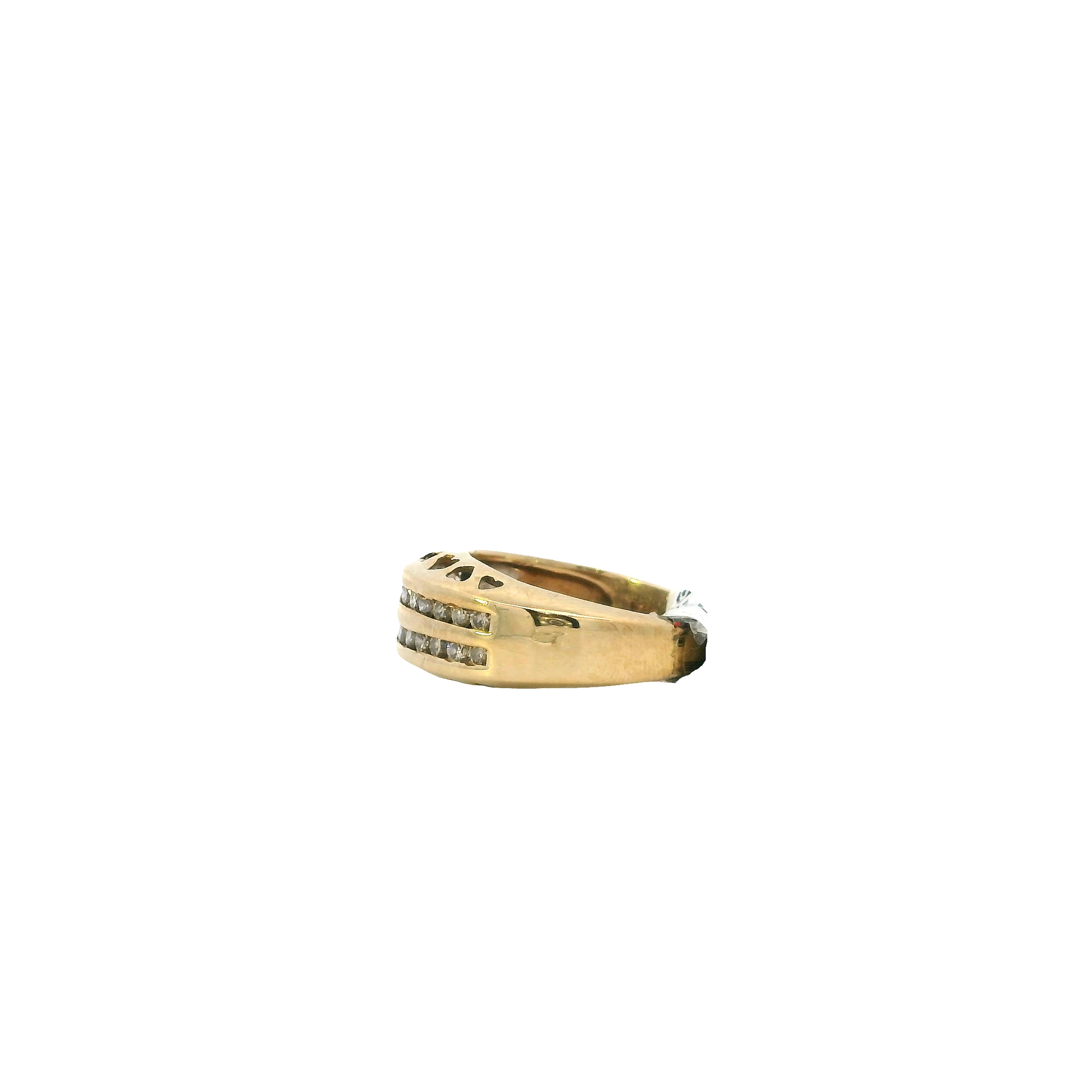 10K Yellow Gold Diamond Women's Ring -0.59ct