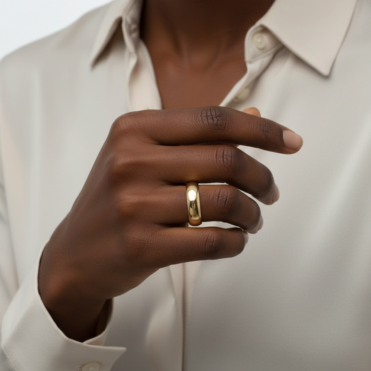 14K Yellow Gold Women's Comfort Band