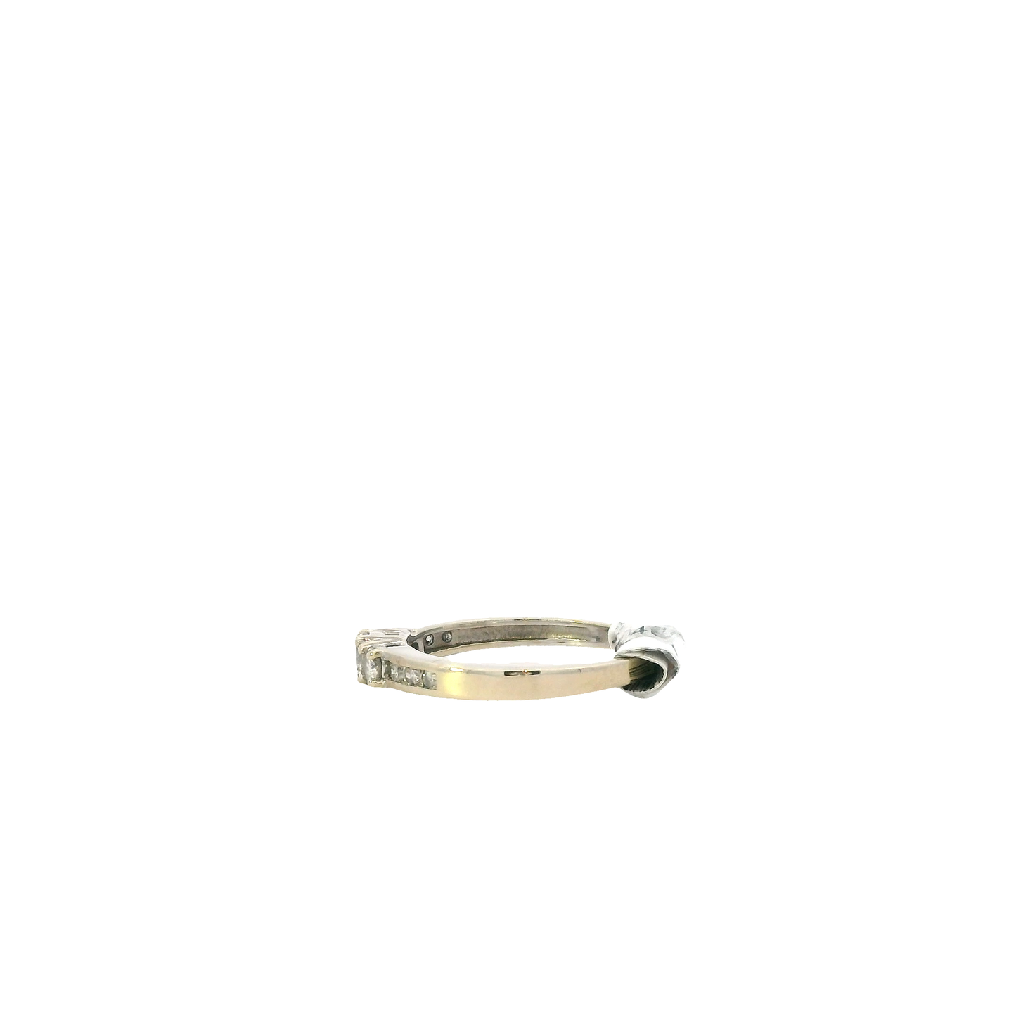 10K White Gold Diamond Women's Ring - 0.48ct