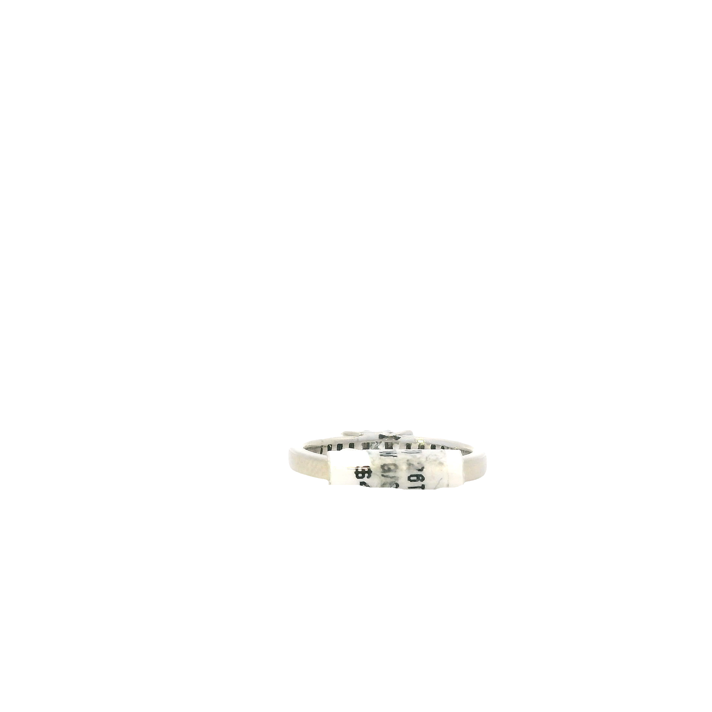 10K White Gold Diamond Women's Ring -0.53ct