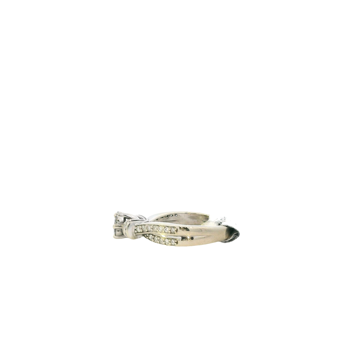 10K White Gold Diamond Women's Ring - 0.52ct