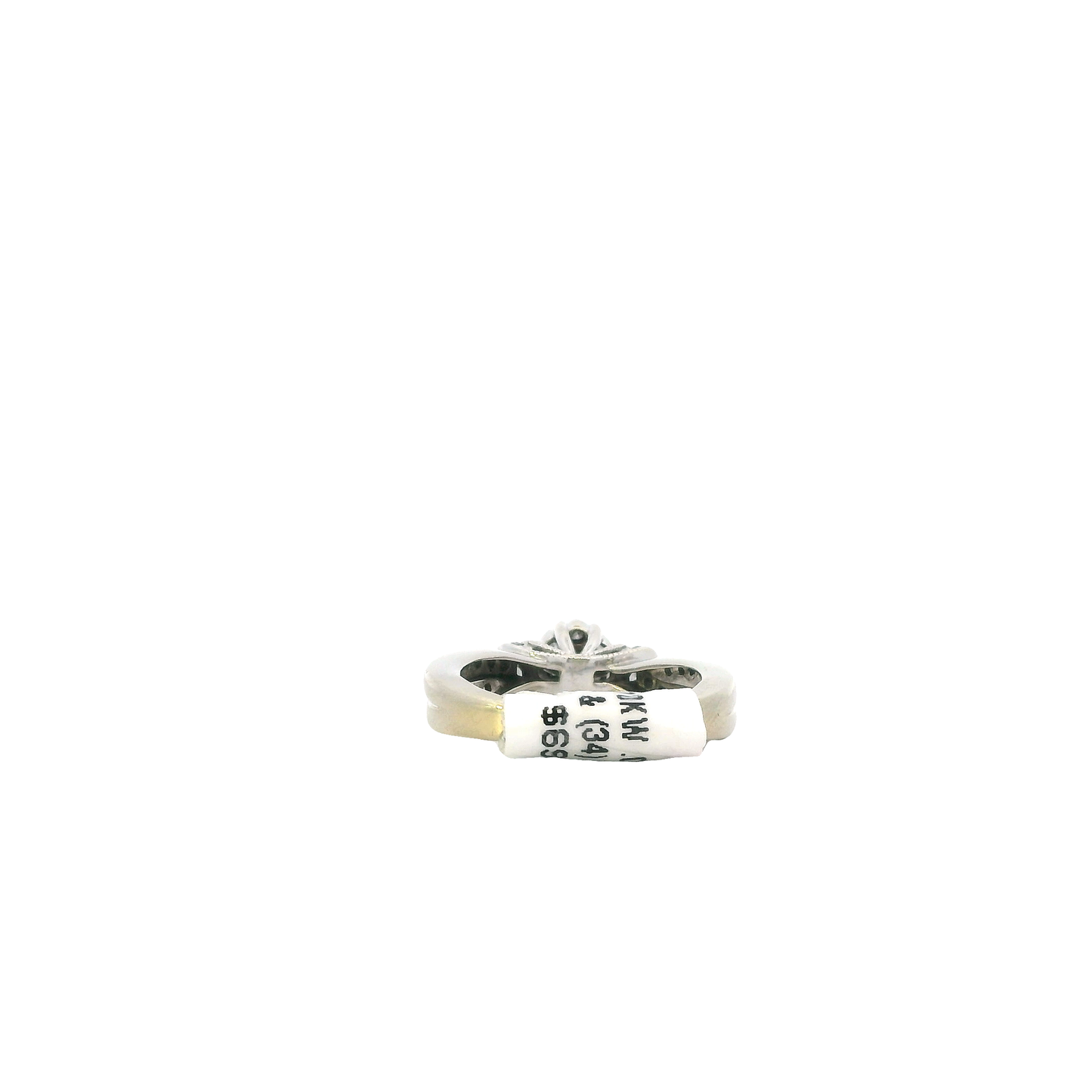 10K White Gold Diamond Women's Ring - 0.52ct