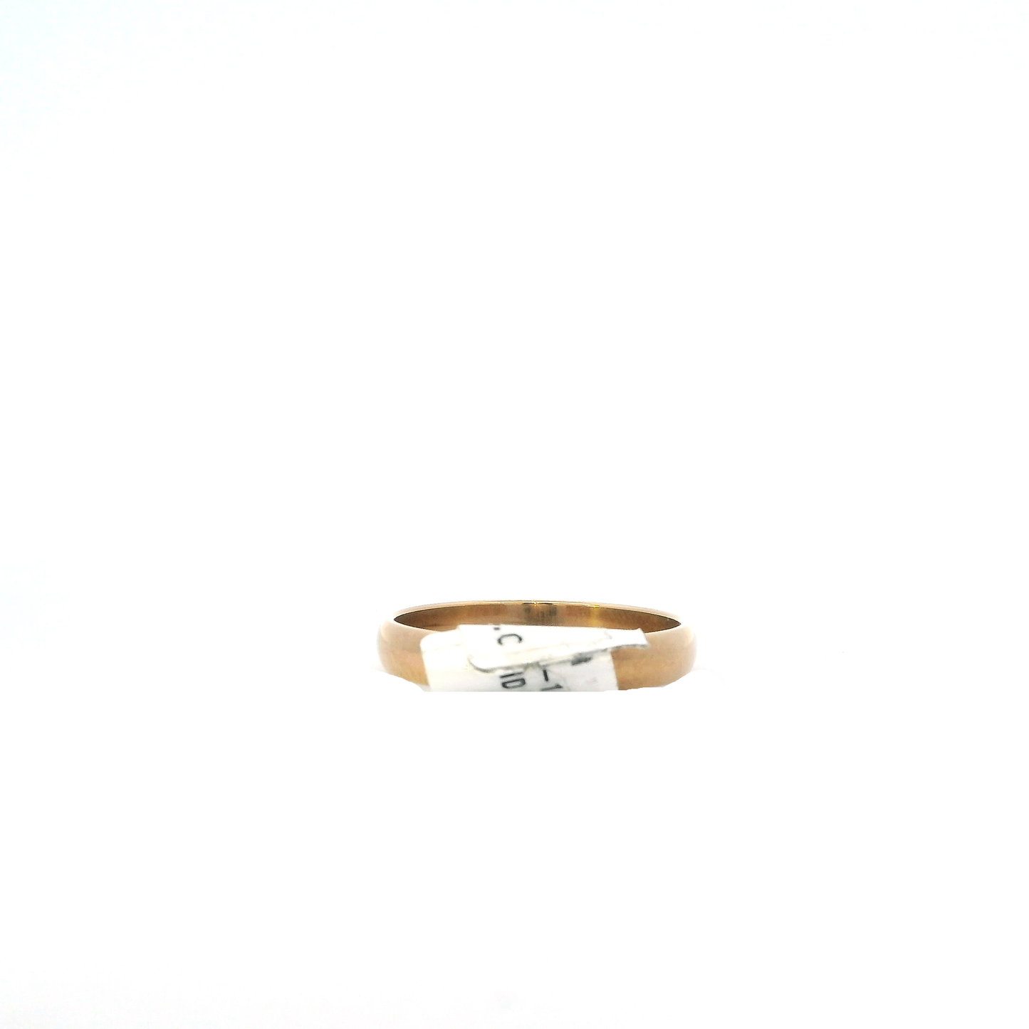 10K Yellow Gold 4MM Men's Solid Band