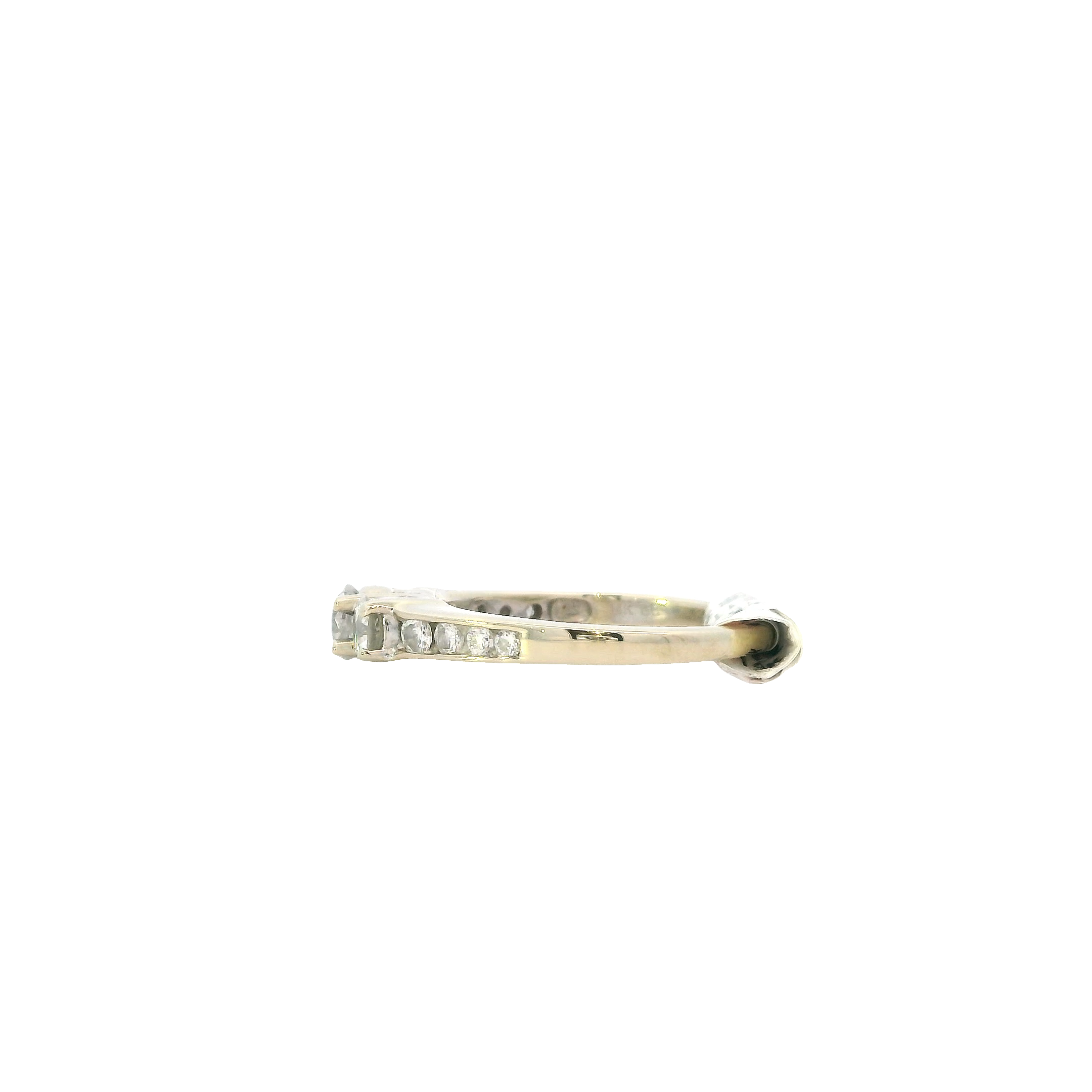 14K White Gold Diamond Women's Ring -1.01ct