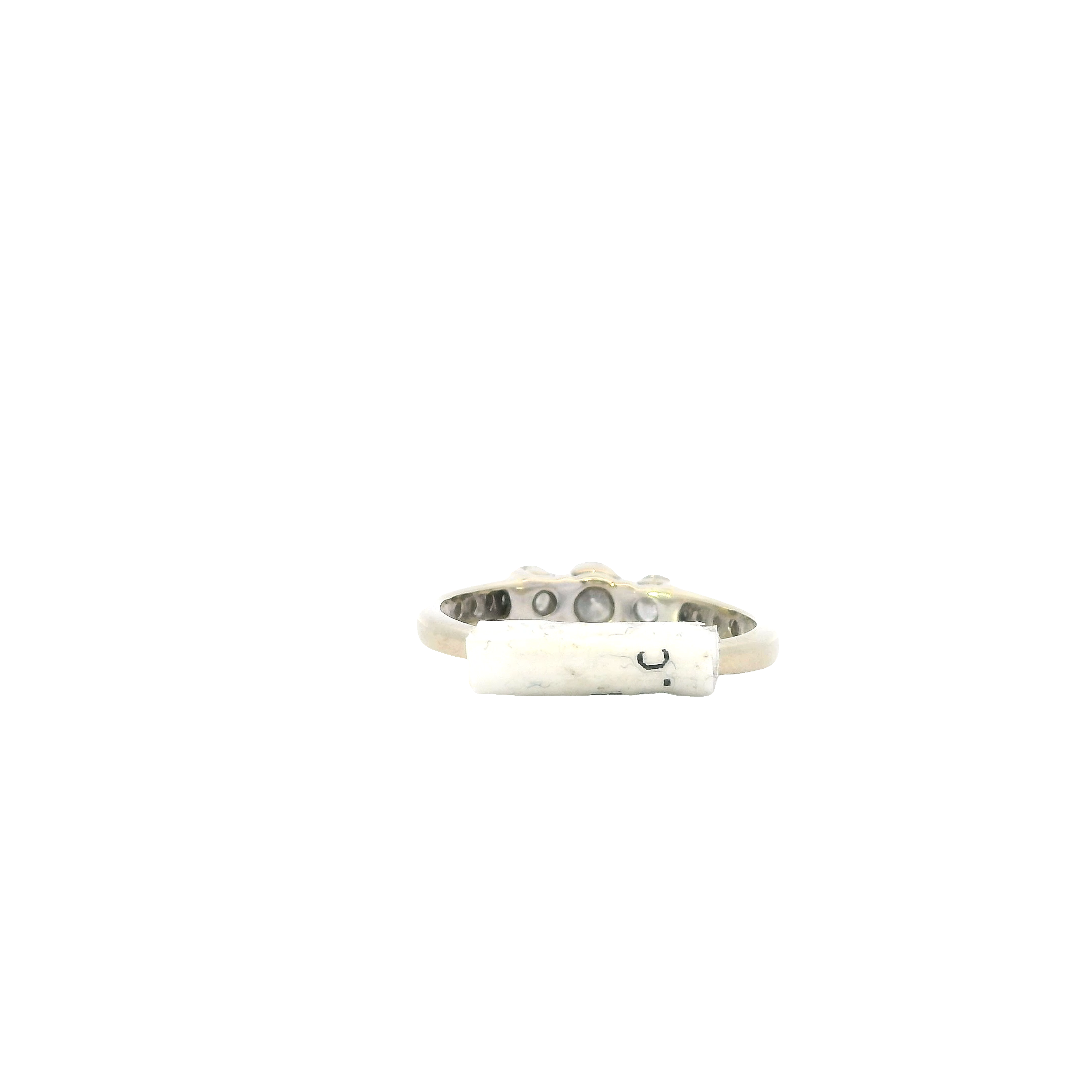 14K White Gold Diamond Women's Ring -1.01ct