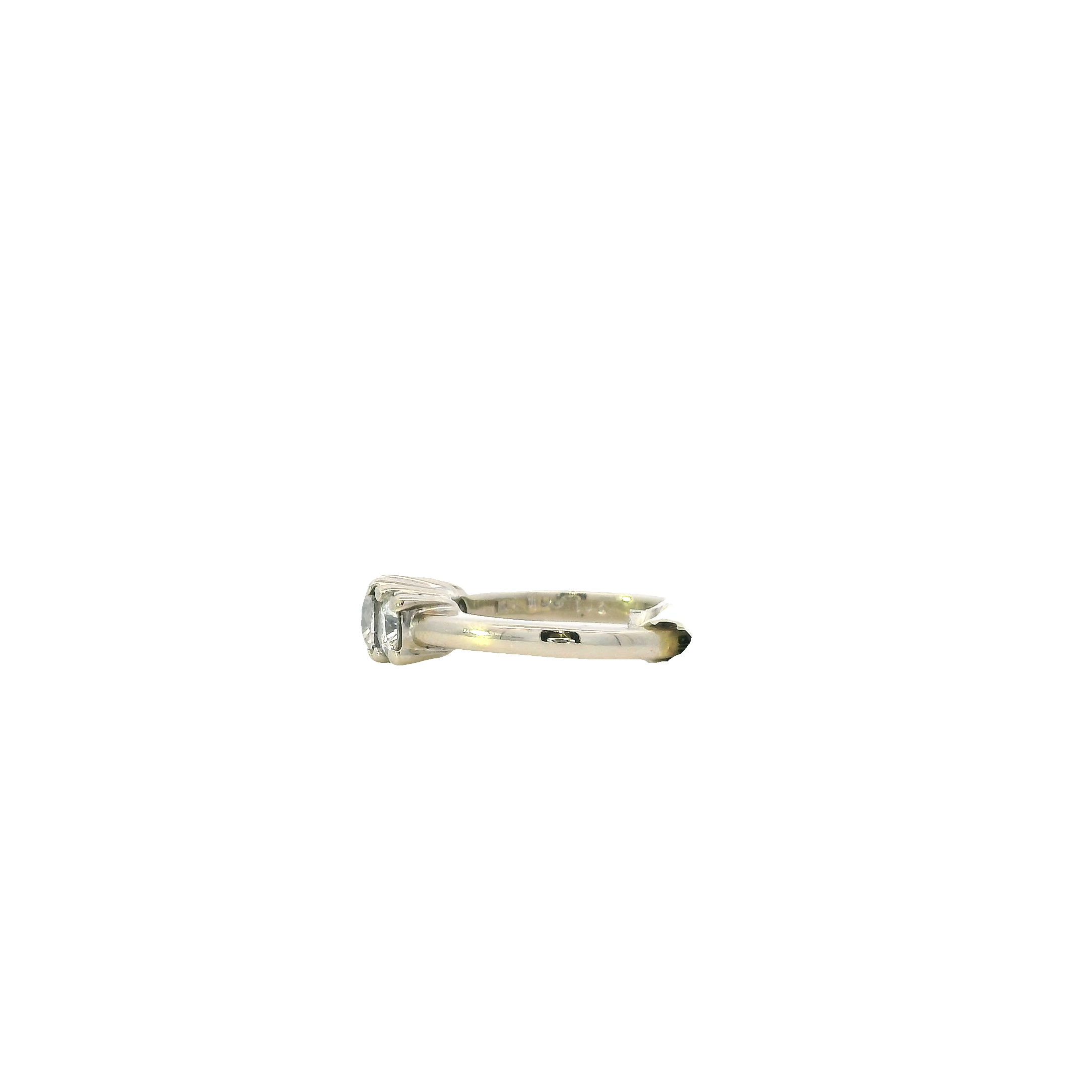 14K White Gold Diamond Women's Ring -1.02ct
