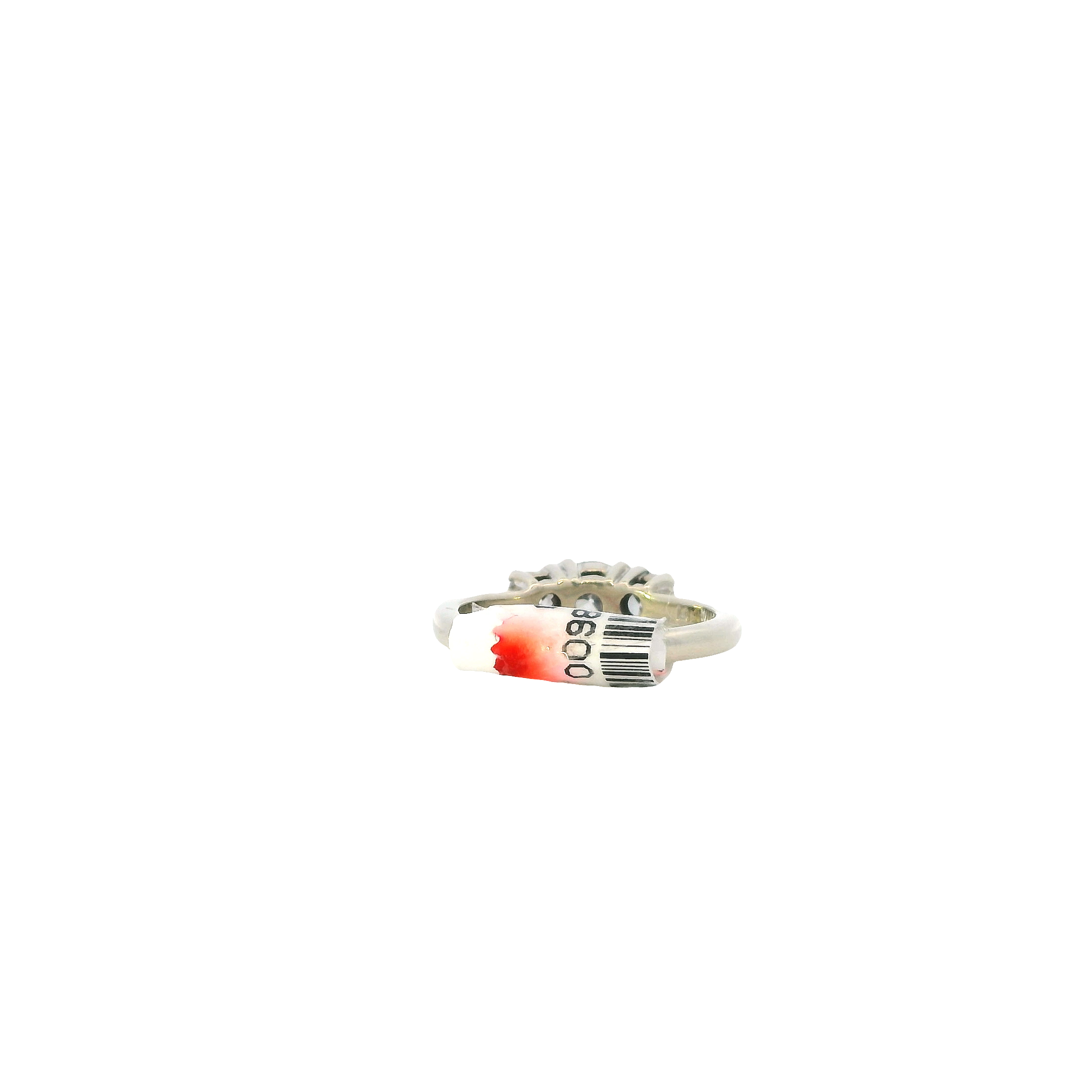 14K White Gold Diamond Women's Ring -1.02ct