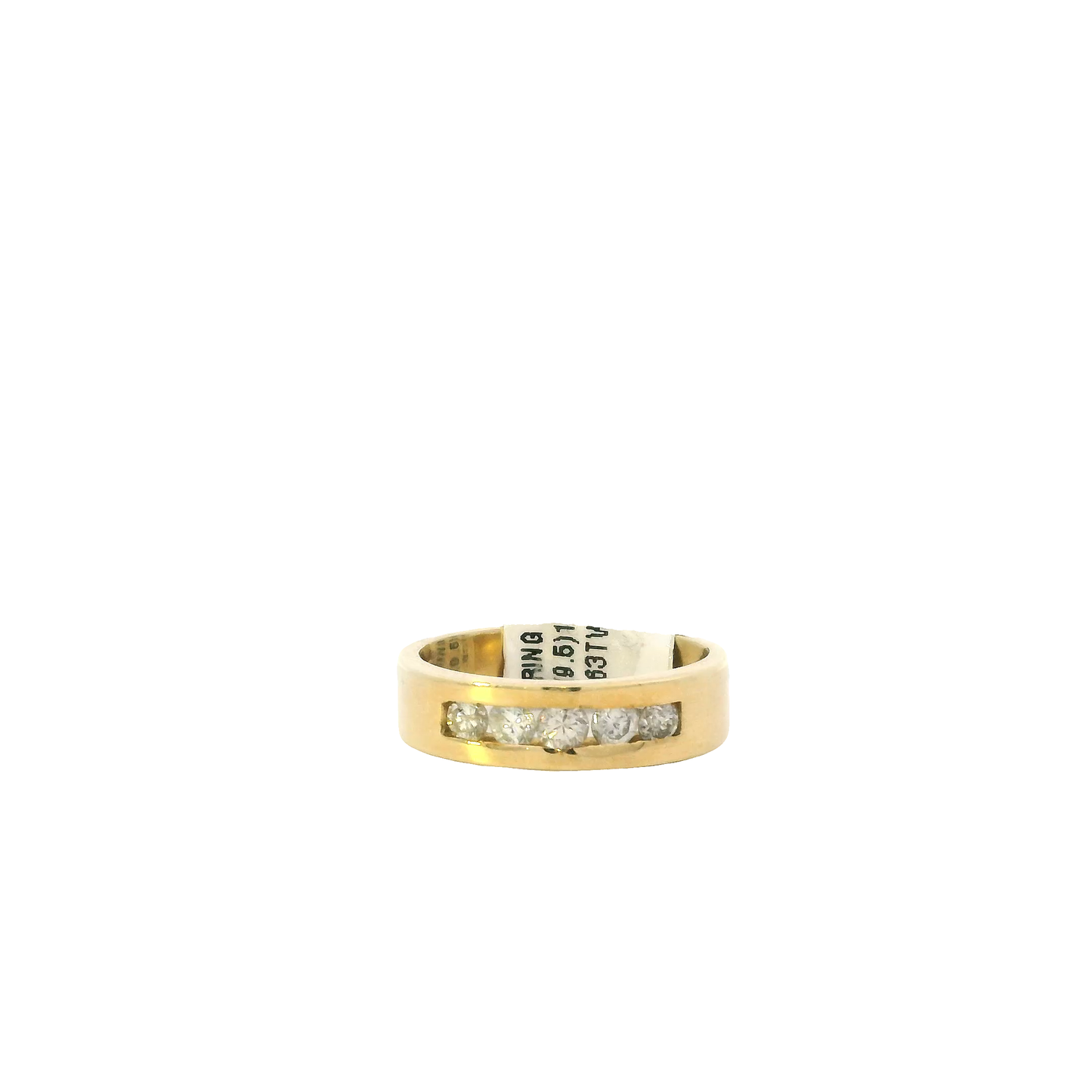 14K Yellow Gold Diamond Ring -0.63ct