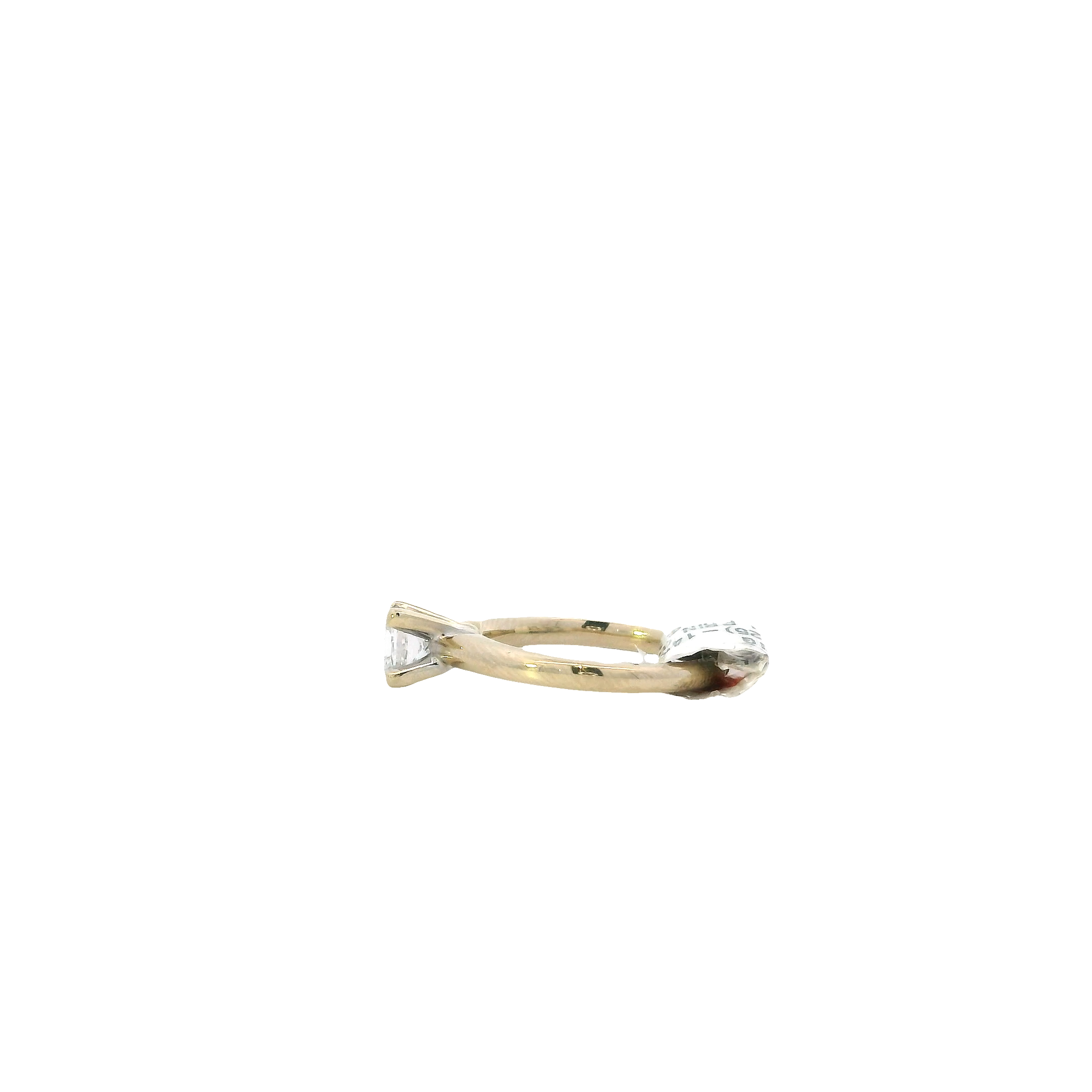 14K White Gold Diamond Solitaire Ring - 0.74ct
