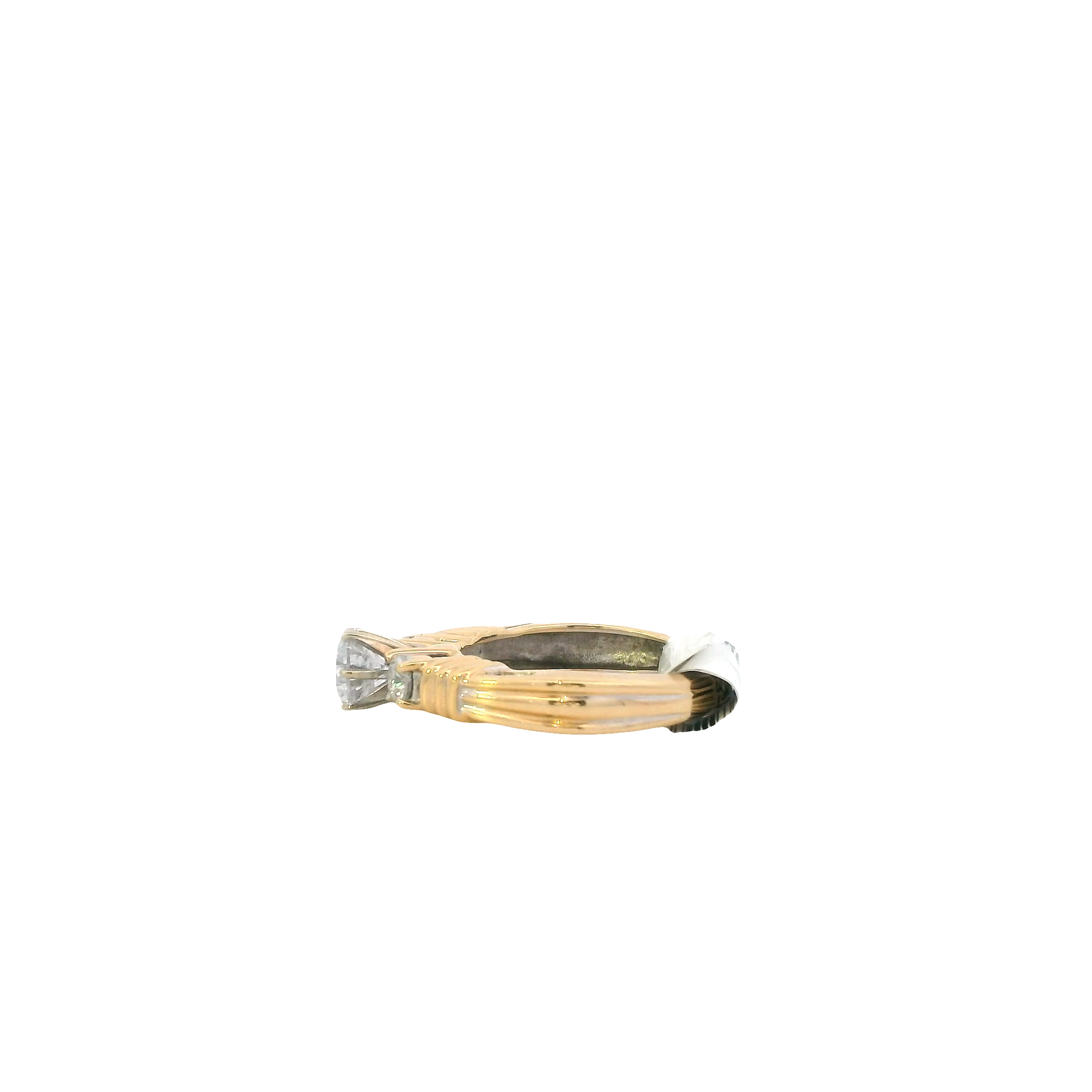 14K White Gold Women's Diamond Ring - 0.83ct