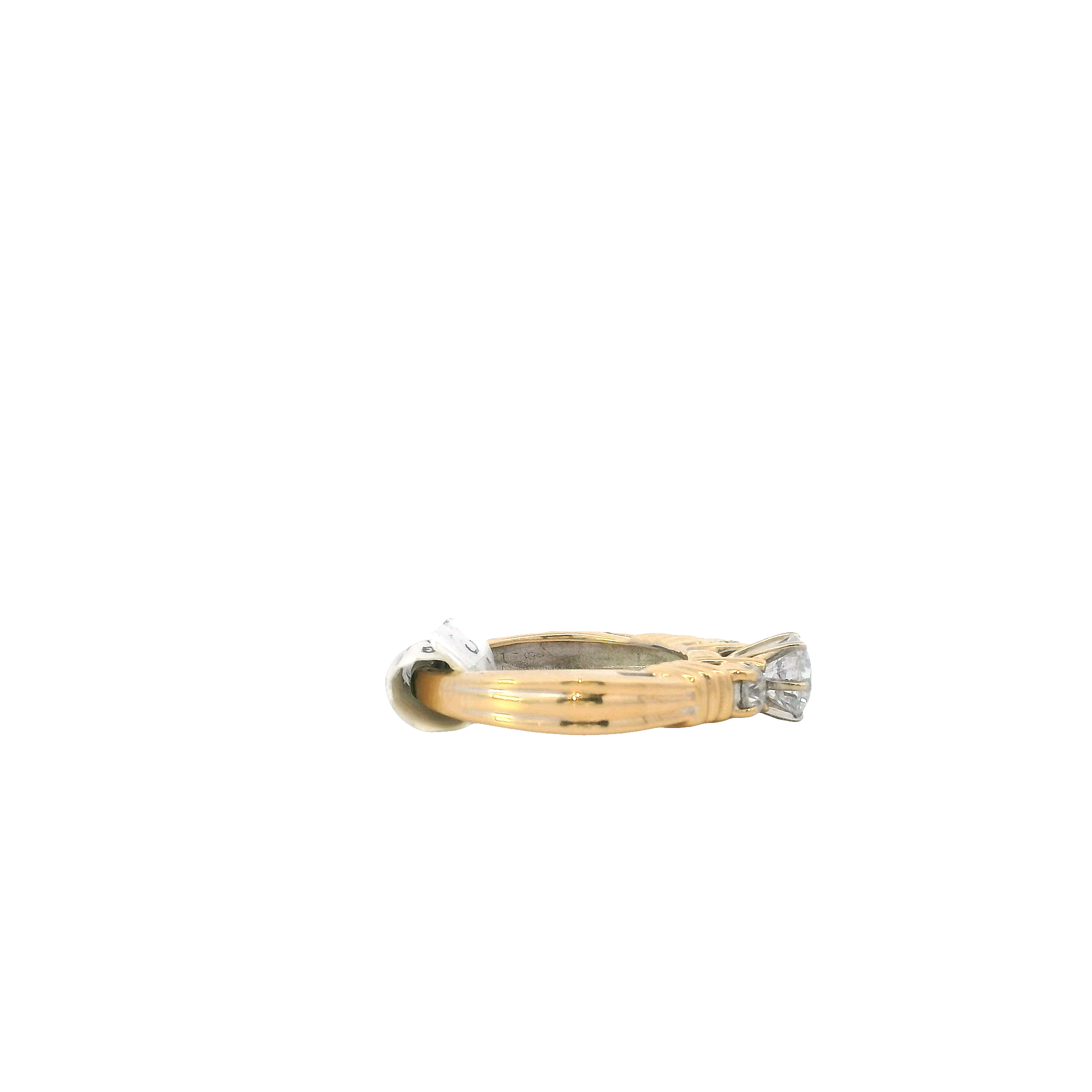 14K White Gold Women's Diamond Ring - 0.83ct