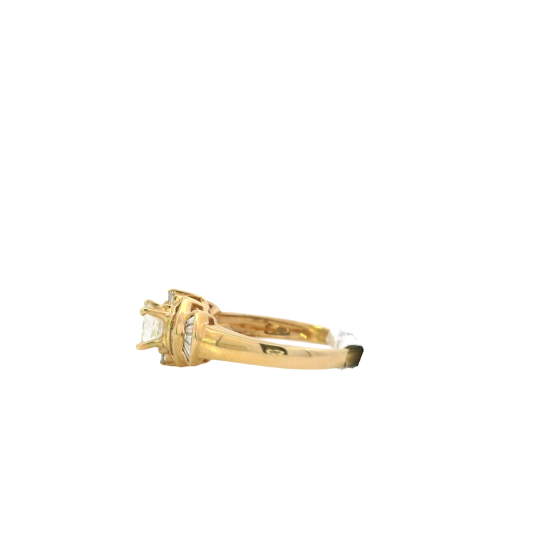 14K Yellow Gold Diamond Ring - 1.03ct