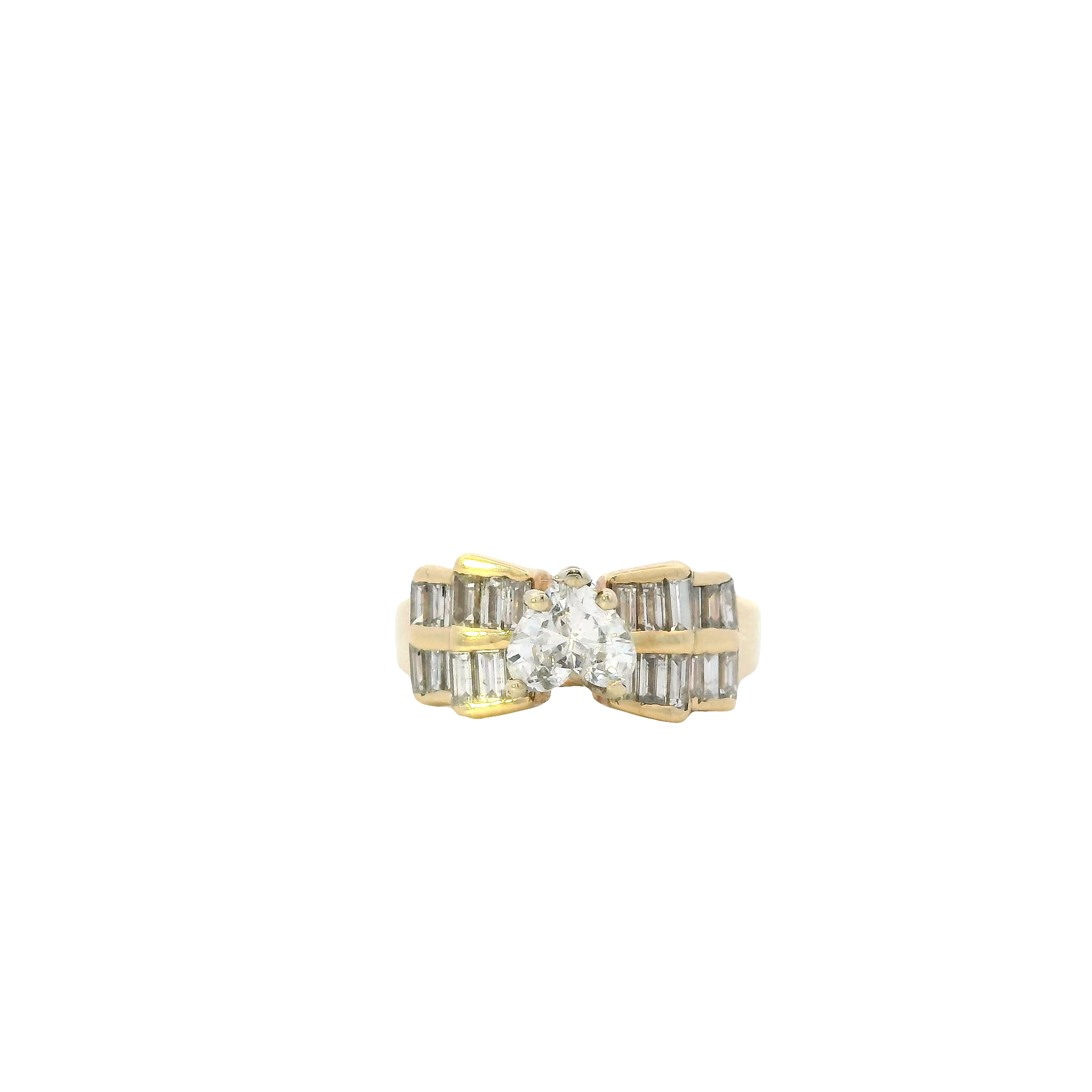 14K Yellow & White Gold Diamond Ring - 1.64ct