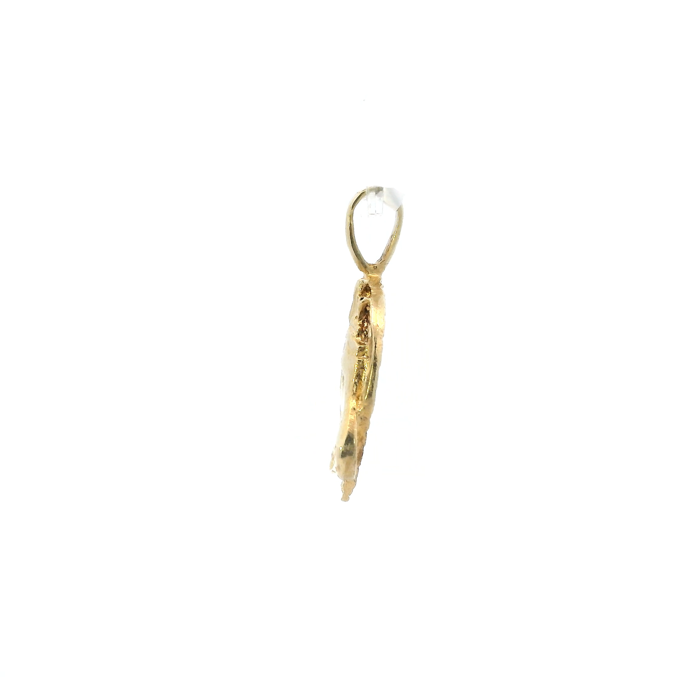10K Yellow Gold Horse/Horseshoe Pendant