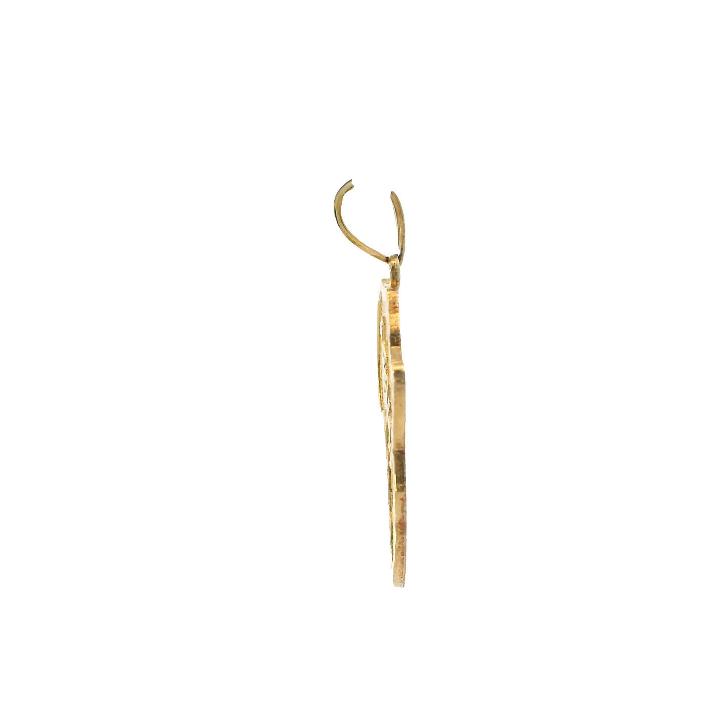10K Yellow Gold Africa Pendant