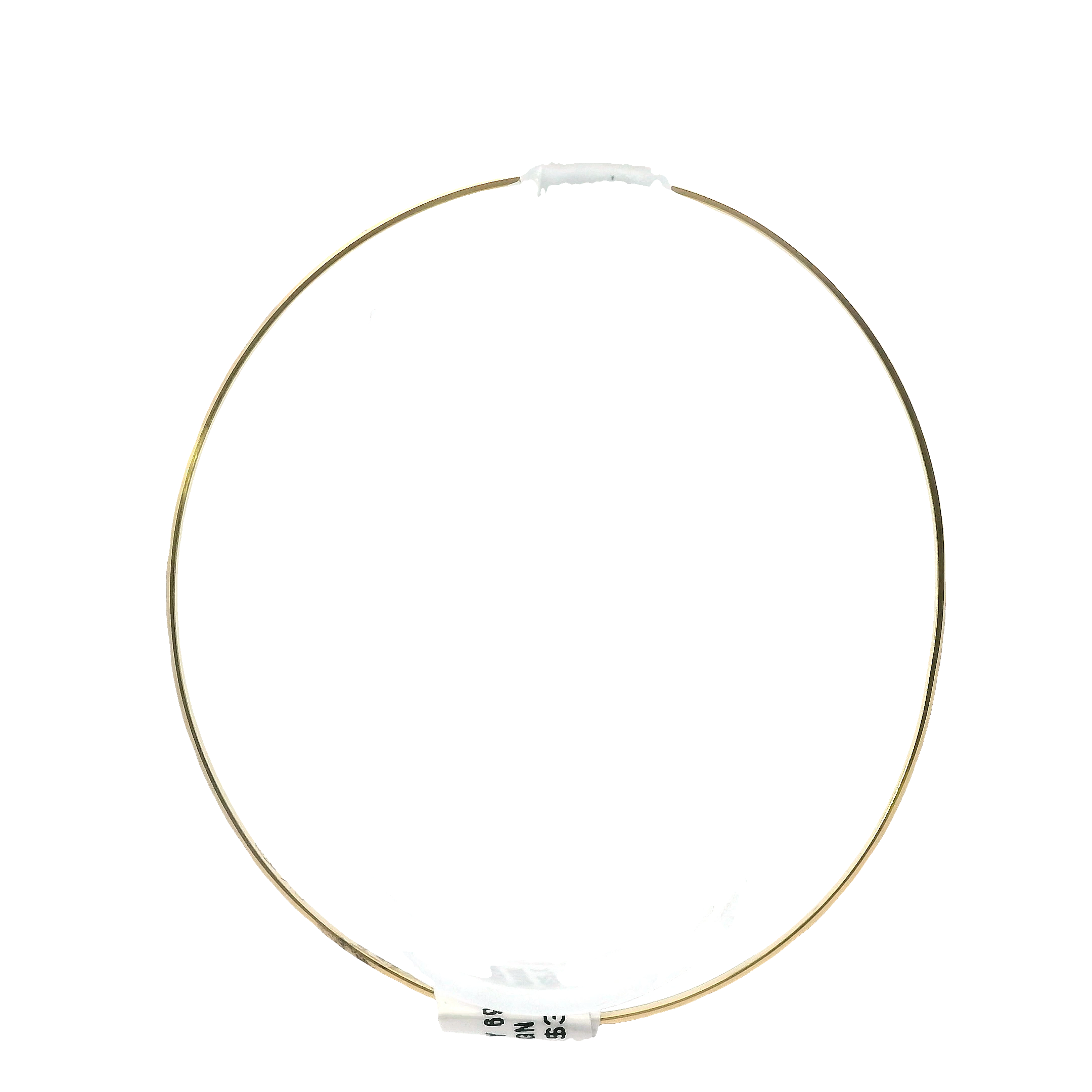 New 14K Yellow Gold Star Design Bangle Bracelet
