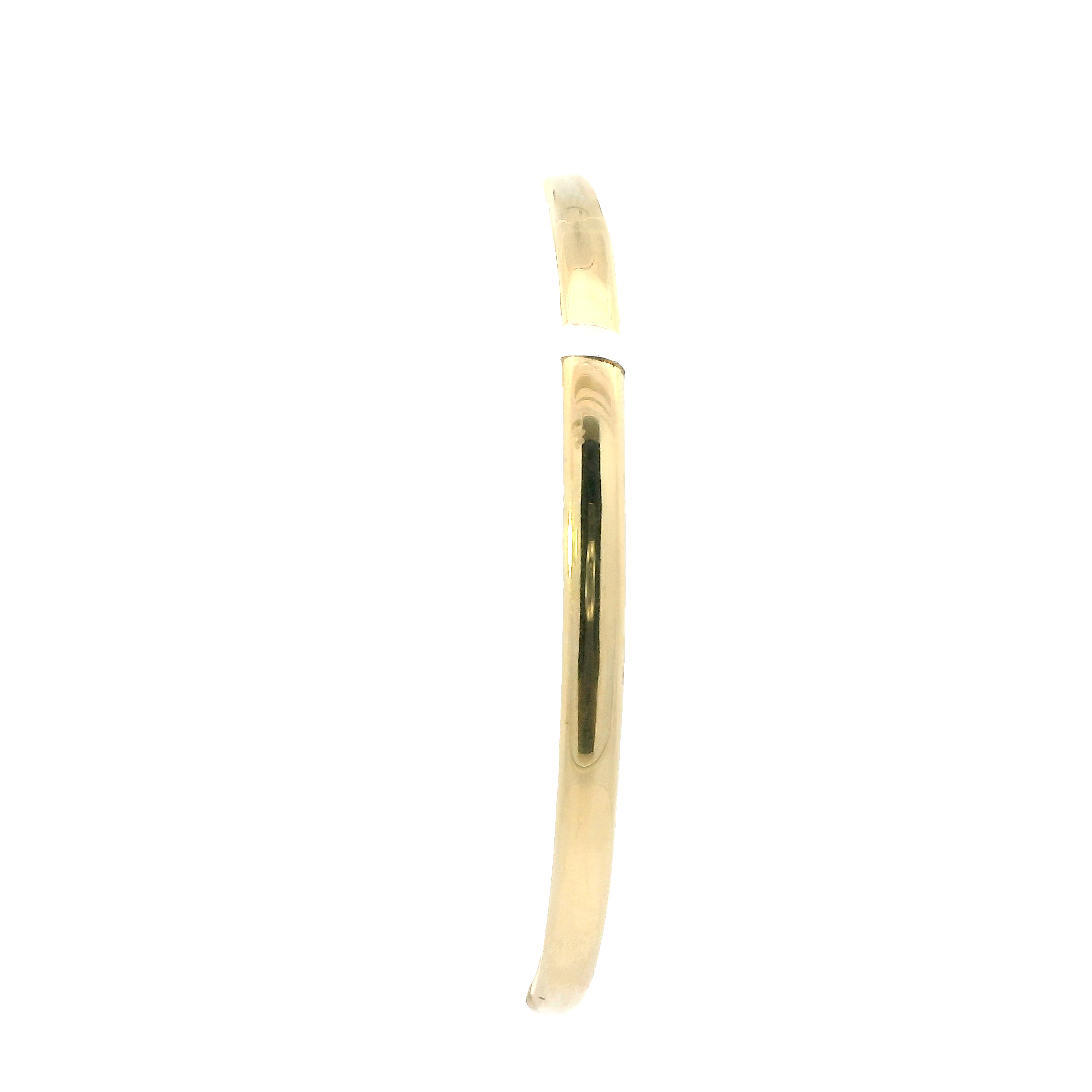 14K Yellow Gold Amethyst & Diamond Bangle Bracelet-0.28ct