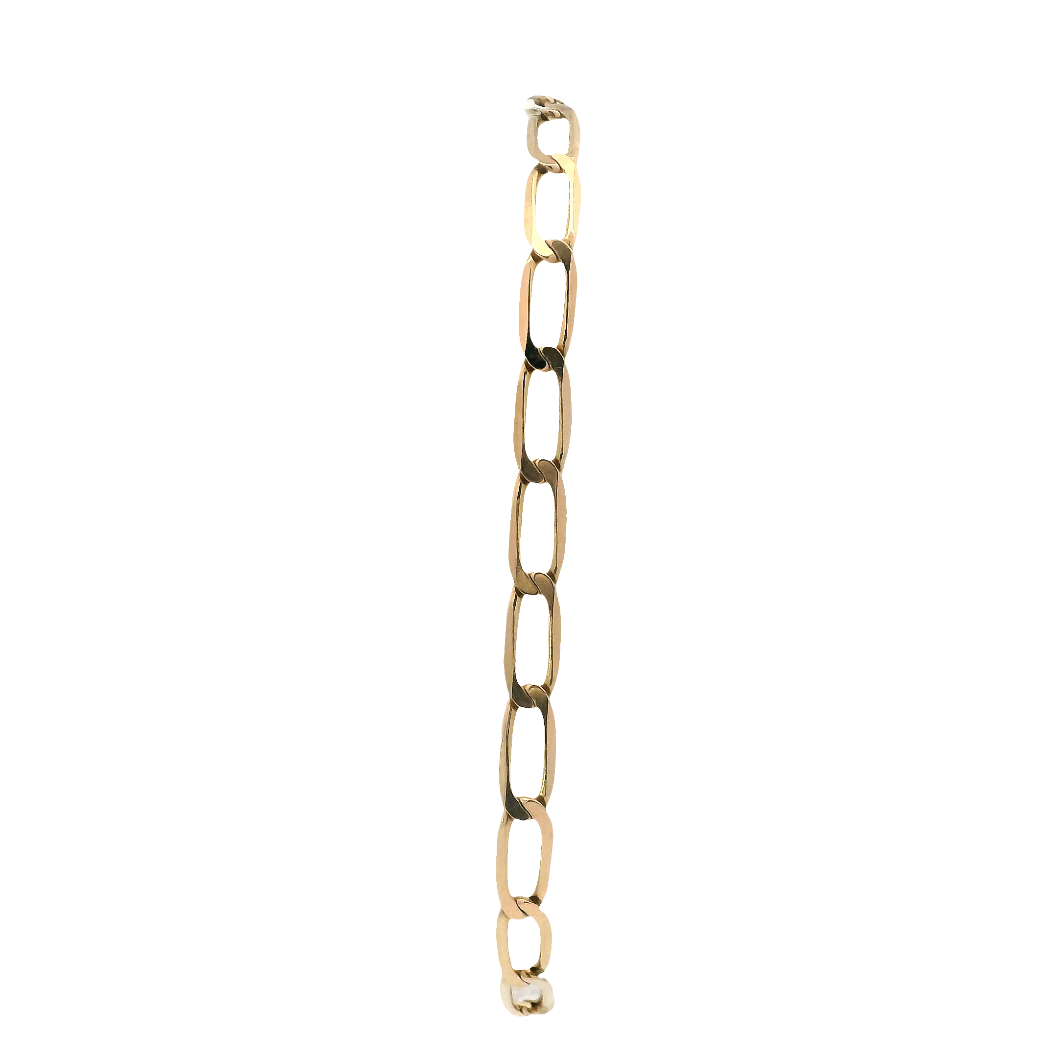 14K Yellow Gold Open Link Bracelet