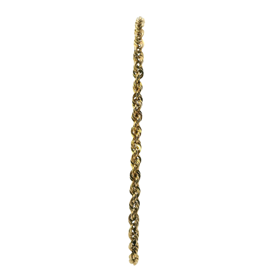 14K Yellow Gold Rope Bracelet